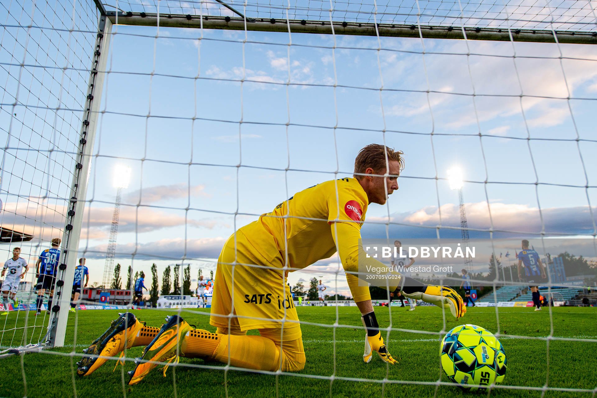 Goalkeeper Marcus Sandberg of Stabæk looks dejected
