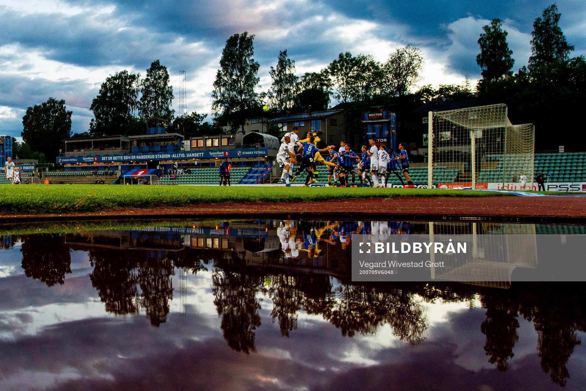 General view of Nadderud stadion