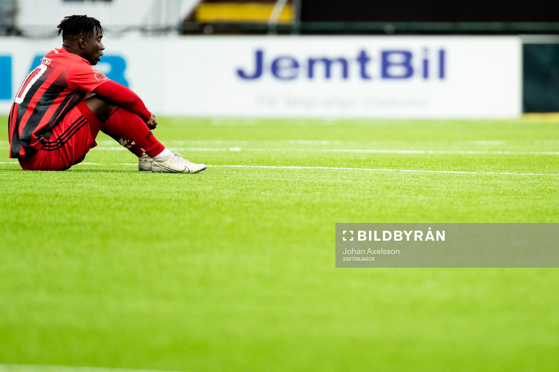 Östersunds Jordan Attah Kadiri  deppar