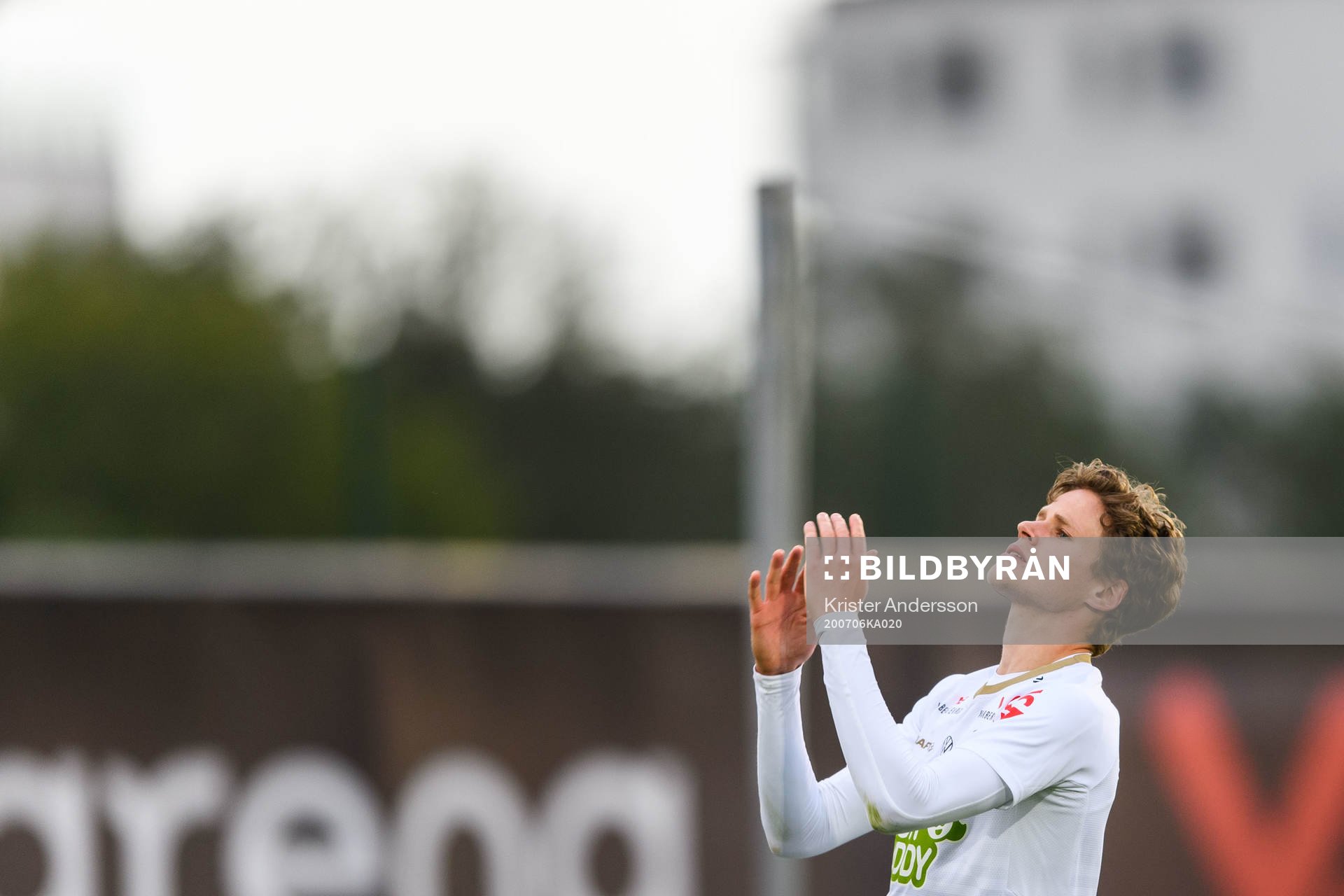 Varbergs Hampus Zachrisson reagerar