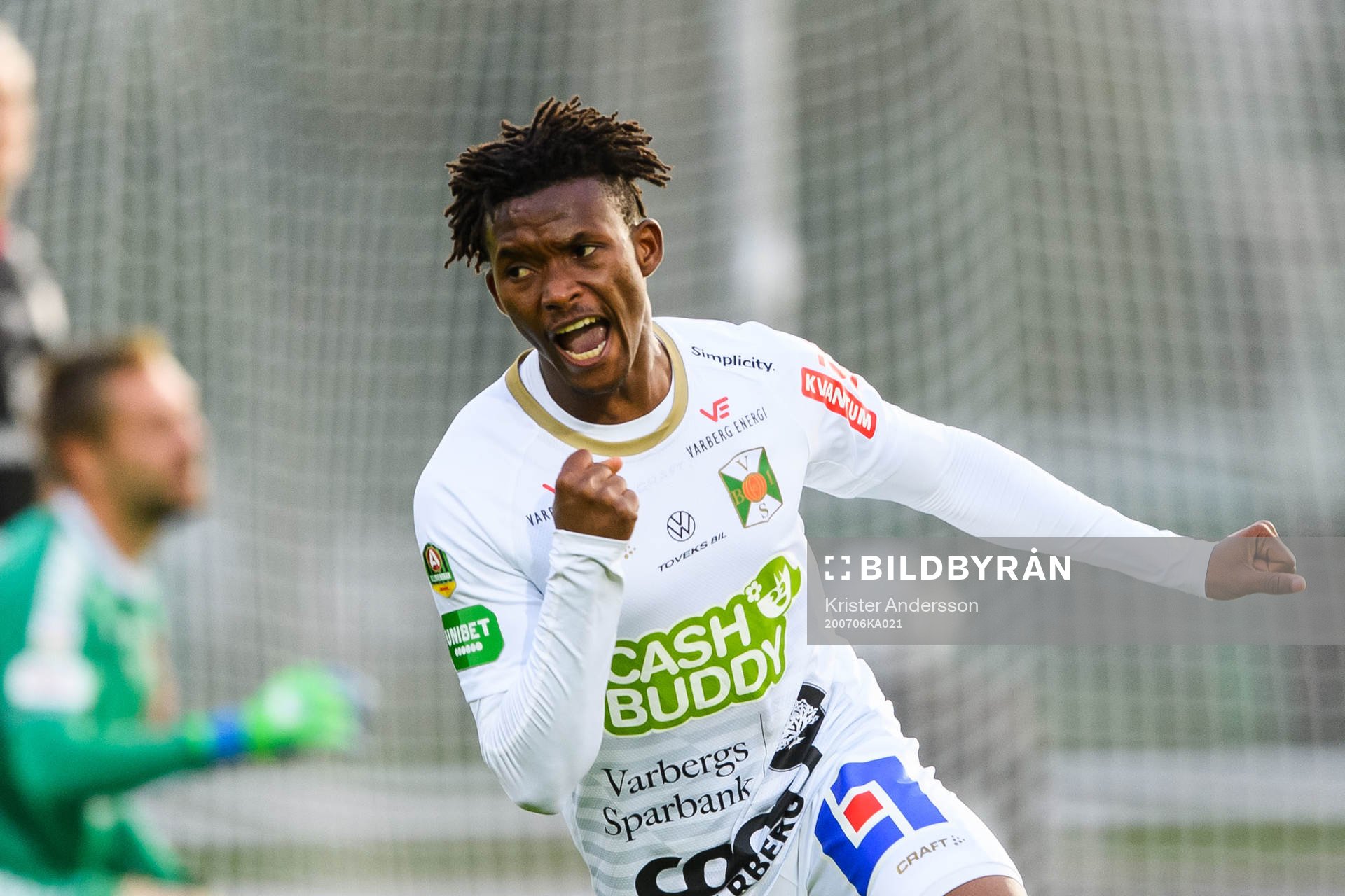Varbergs Adama Fofana jublar