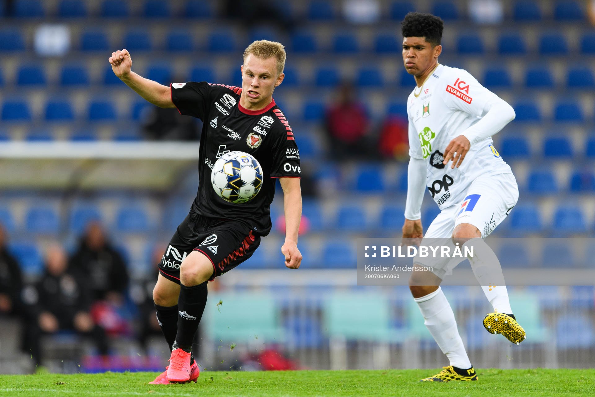 Kalmars Isak Jansson och Varbergs Luke Le Roux