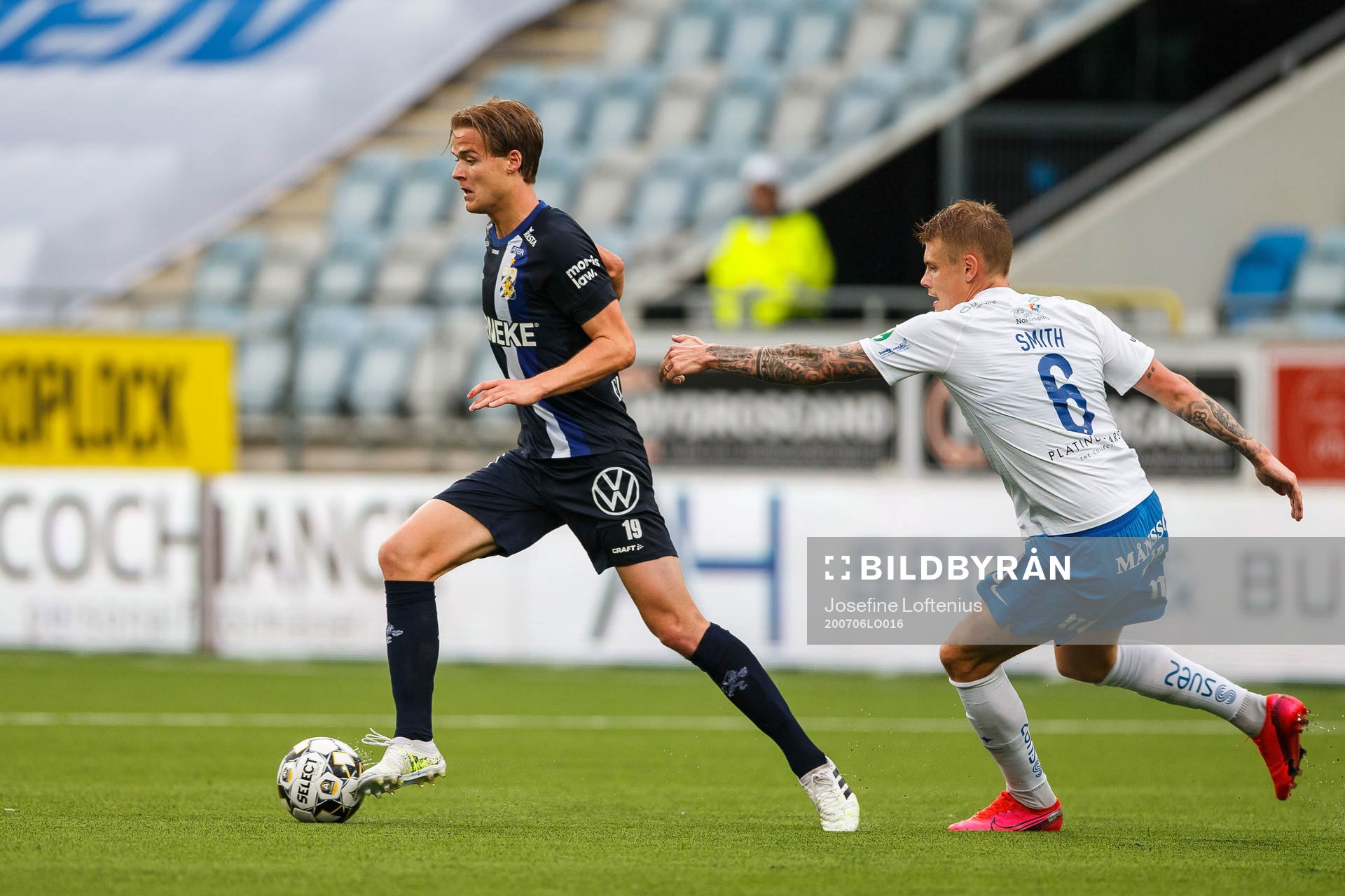 IFK Göteborgs August Erlingmark och IFK Norrköpings Eric