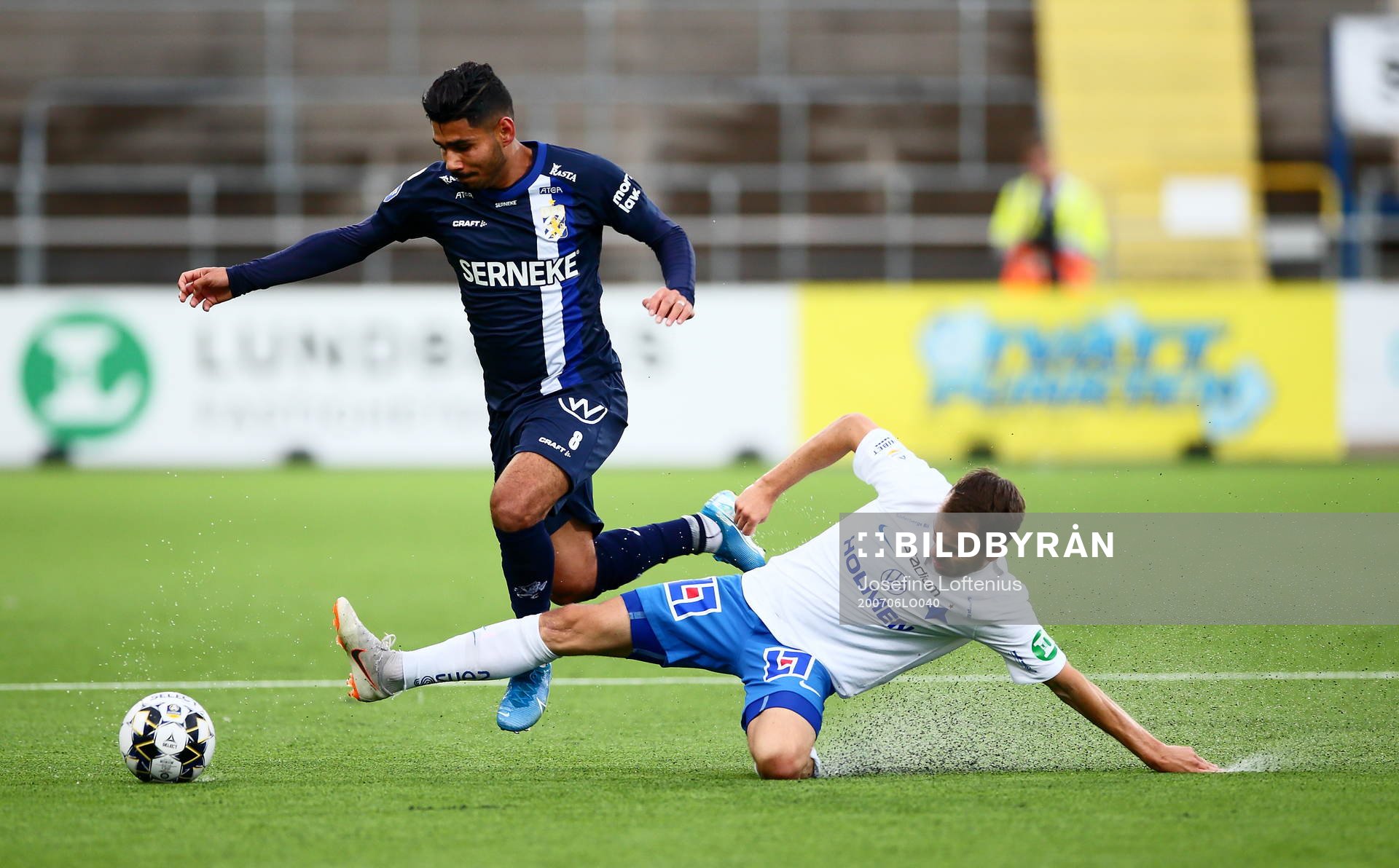 IFK Norrköpings Andreas Blomqvist och IFK Göteborgs Hosam