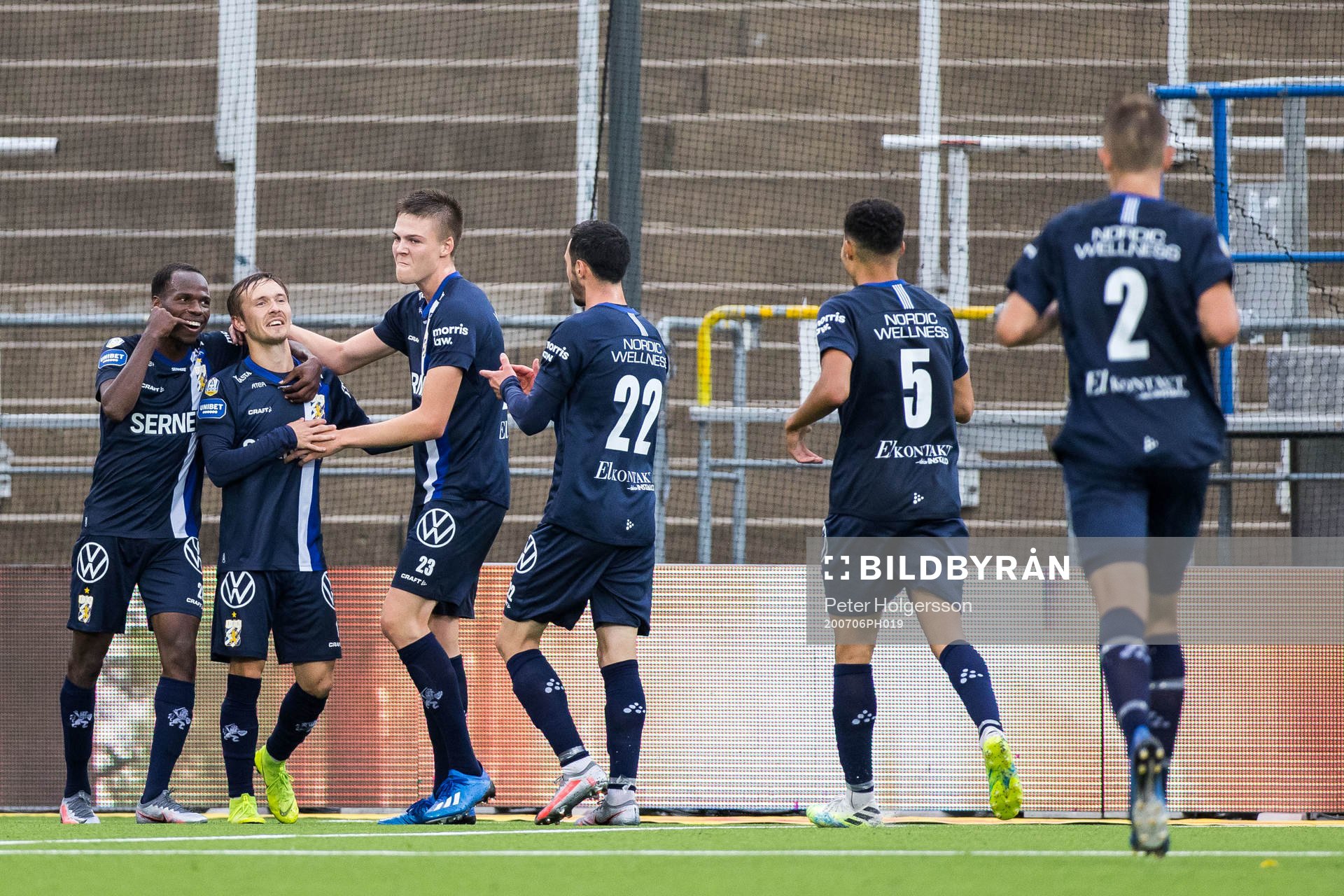 IFK Göteborgs Patrik Karlsson Lagemyr jublar med