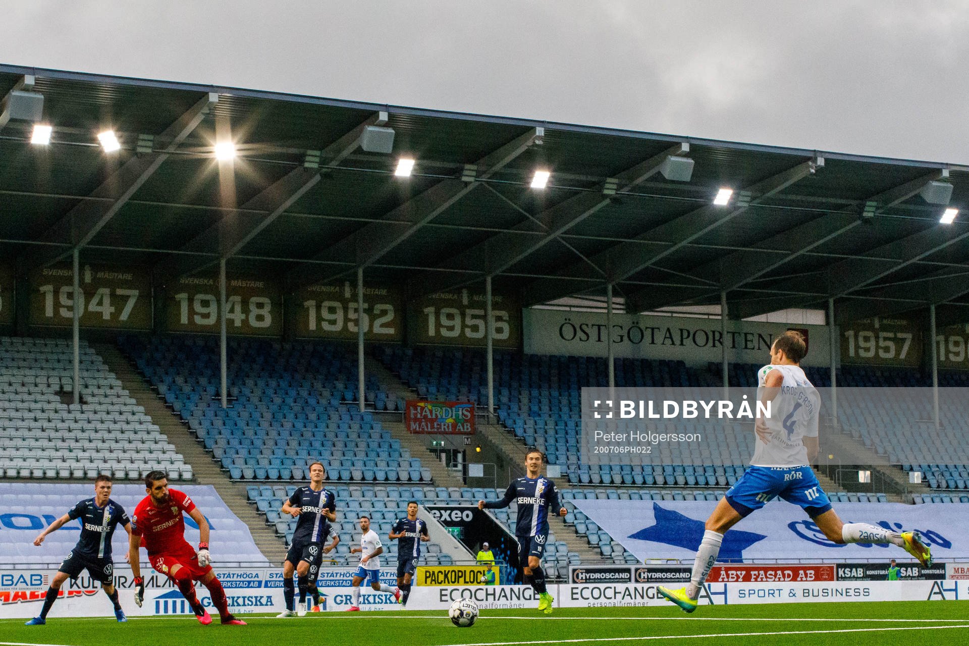 IFK Norrköpings Lars Krogh Gerson gör mål 2-1 på IFK