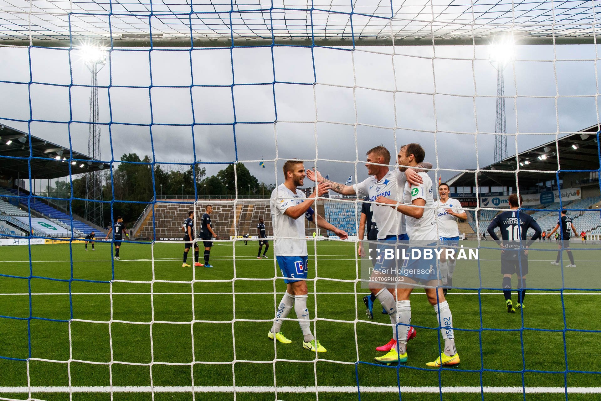 IFK Norrköpings Christoffer Nyman, Eric Smith och Lars