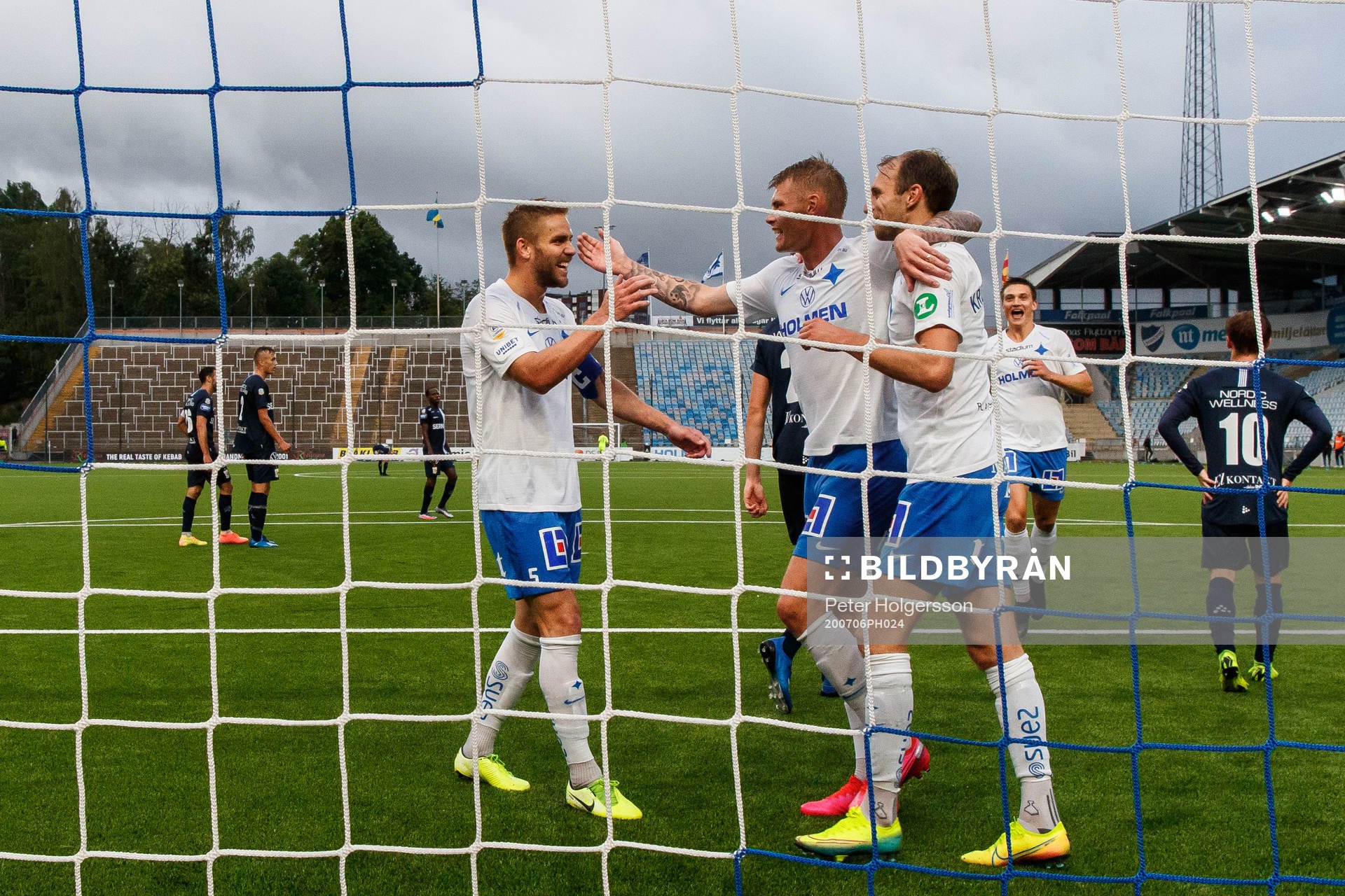 IFK Norrköpings Christoffer Nyman, Eric Smith och Lars