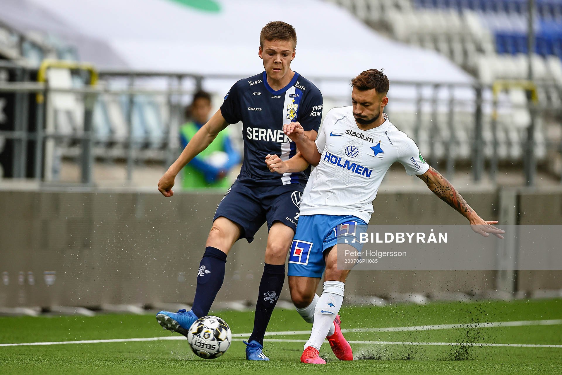 IFK Göteborgs Emil Holm och IFK Norrköpings Sead