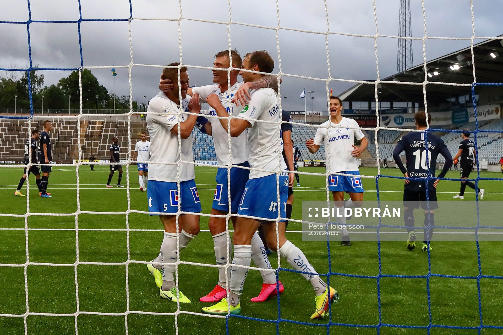IFK Norrköpings Christoffer Nyman, Eric Smith och Lars