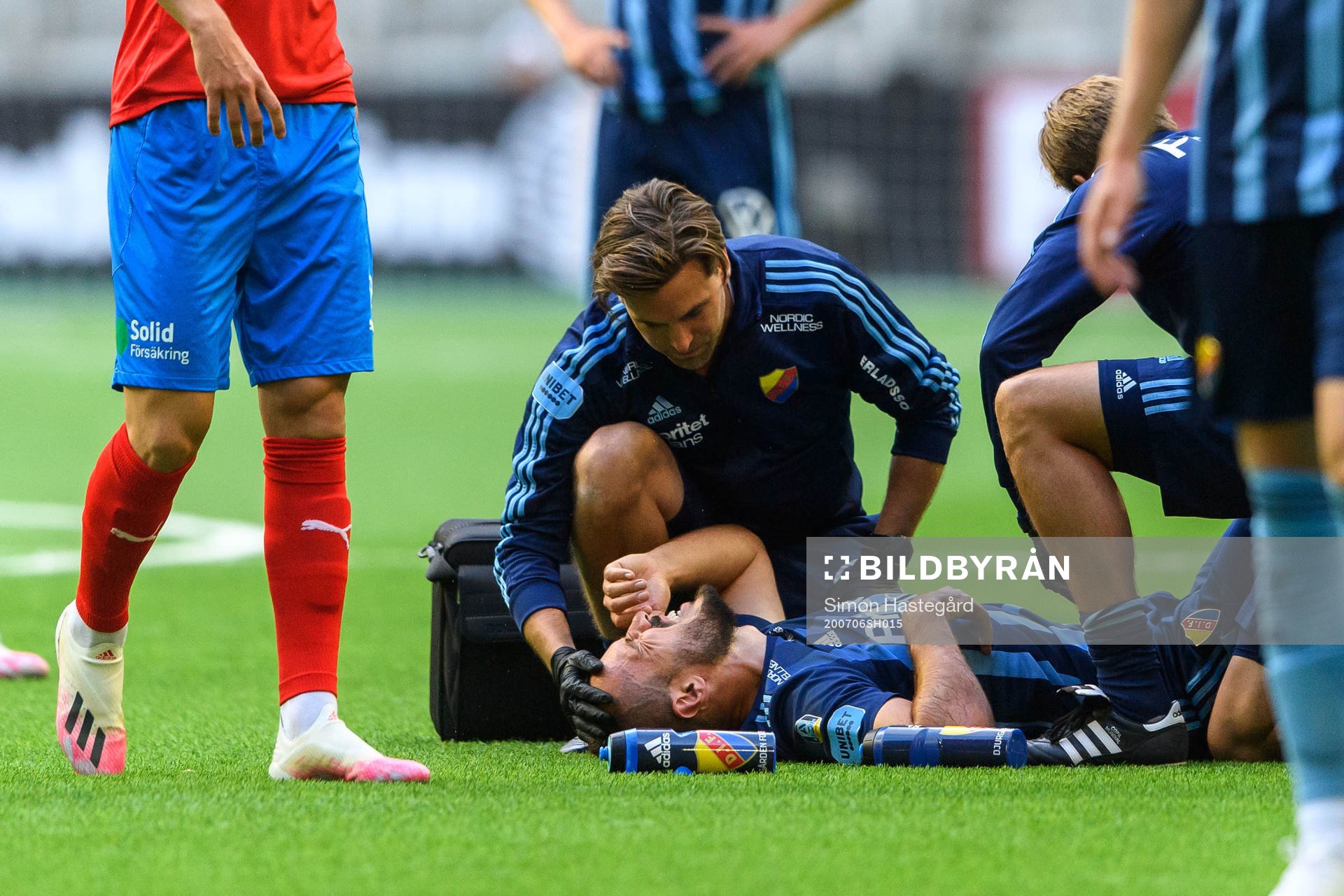 Djurgårdens Emir Kujovic har ont