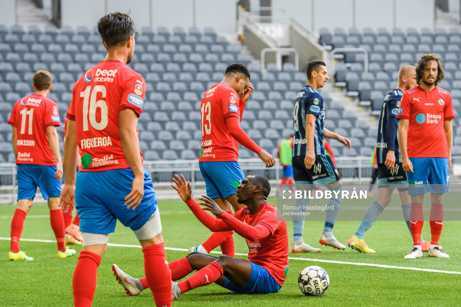 Helsingborgs Ravy Tsouka reagerar