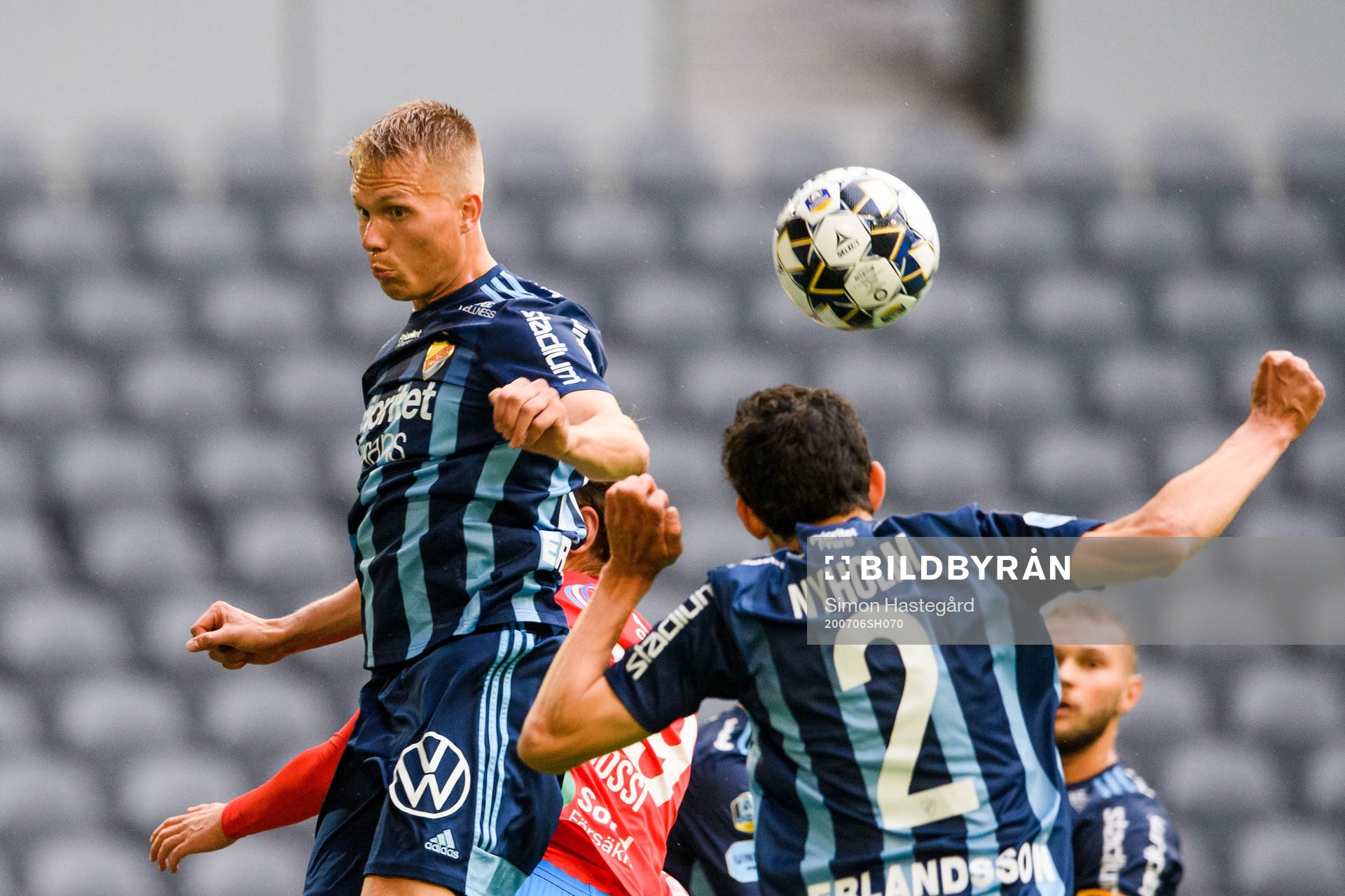 Djurgårdens Jonathan Augustinsson och Jesper Nyholm