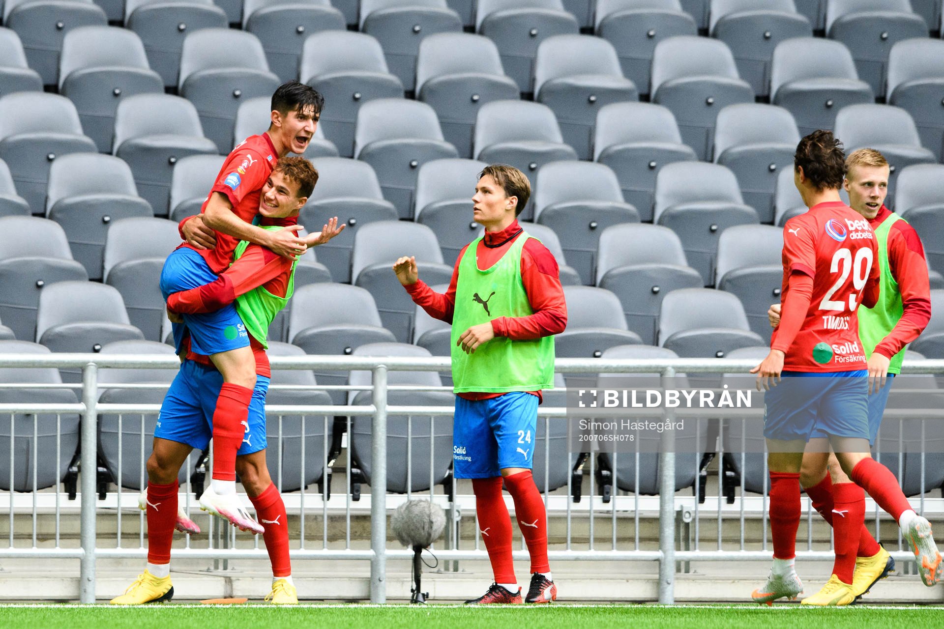 Helsingborgs Armin Gigovic jublar