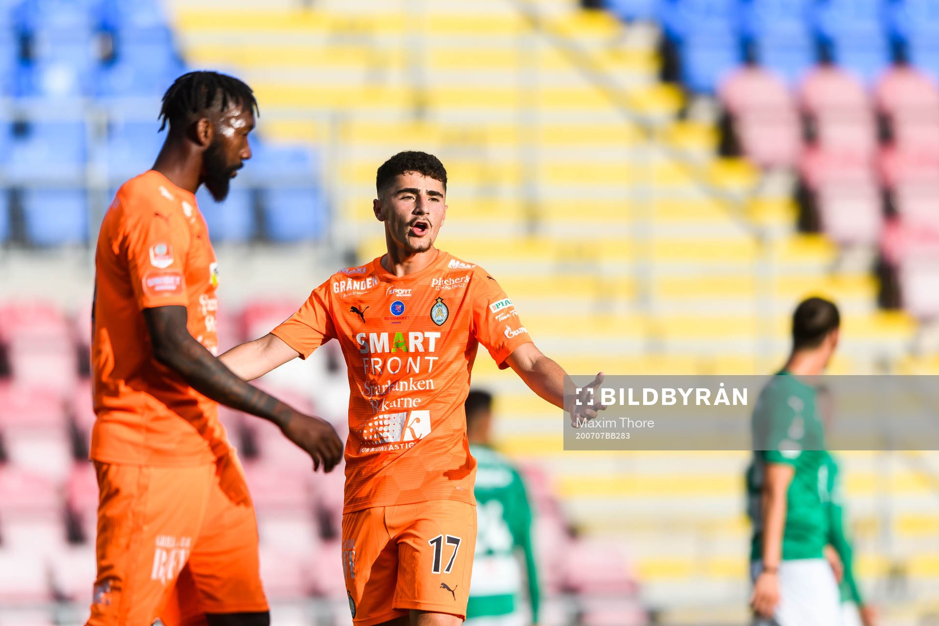 AFC Eskilstunas Ismet Lushaku deppar