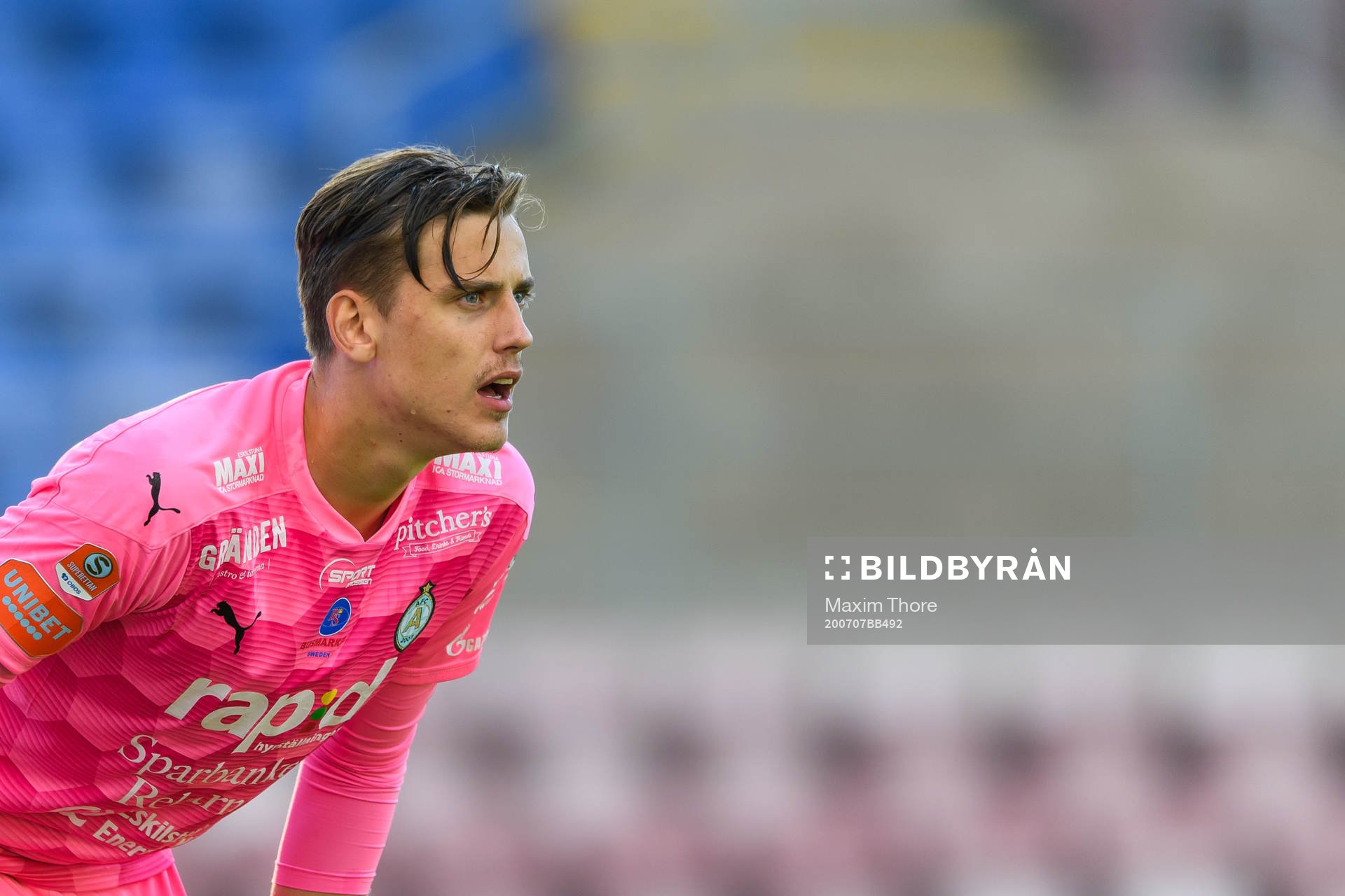 AFC Eskilstunas målvakt Wille Jakobsson