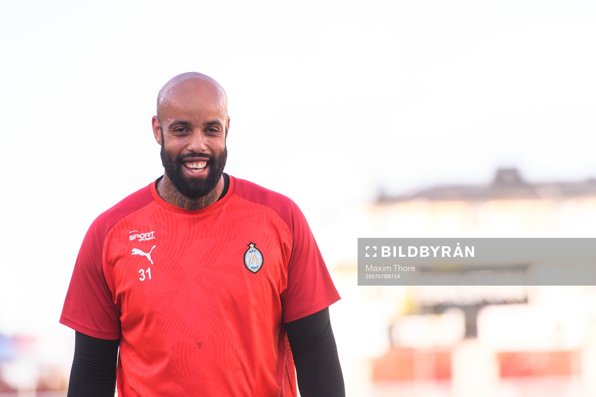 AFC Eskilstunas målvakt Joshua Wicks