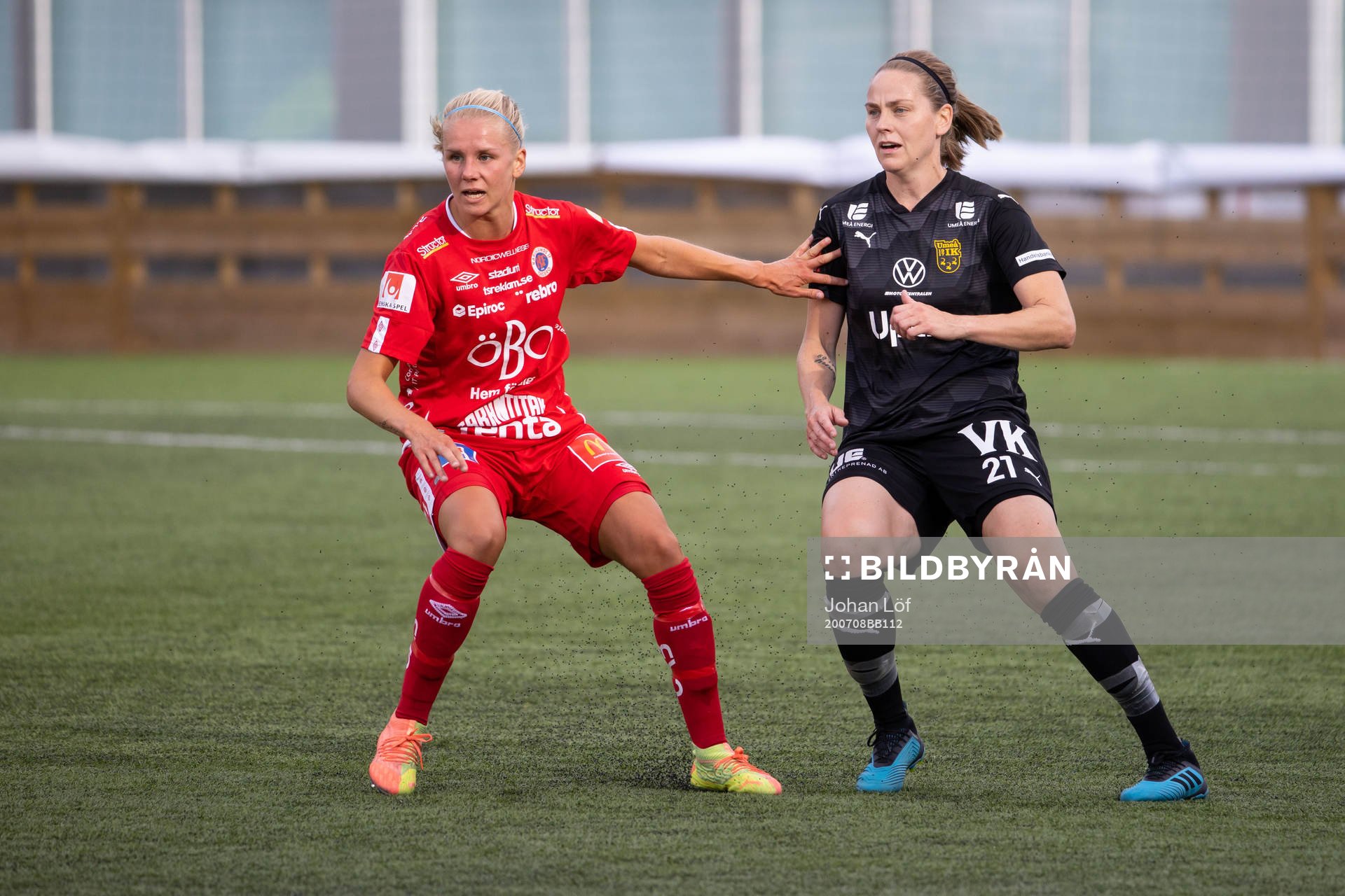Örebros Nellie Lilja och Umeås Lisa Dahlkvist