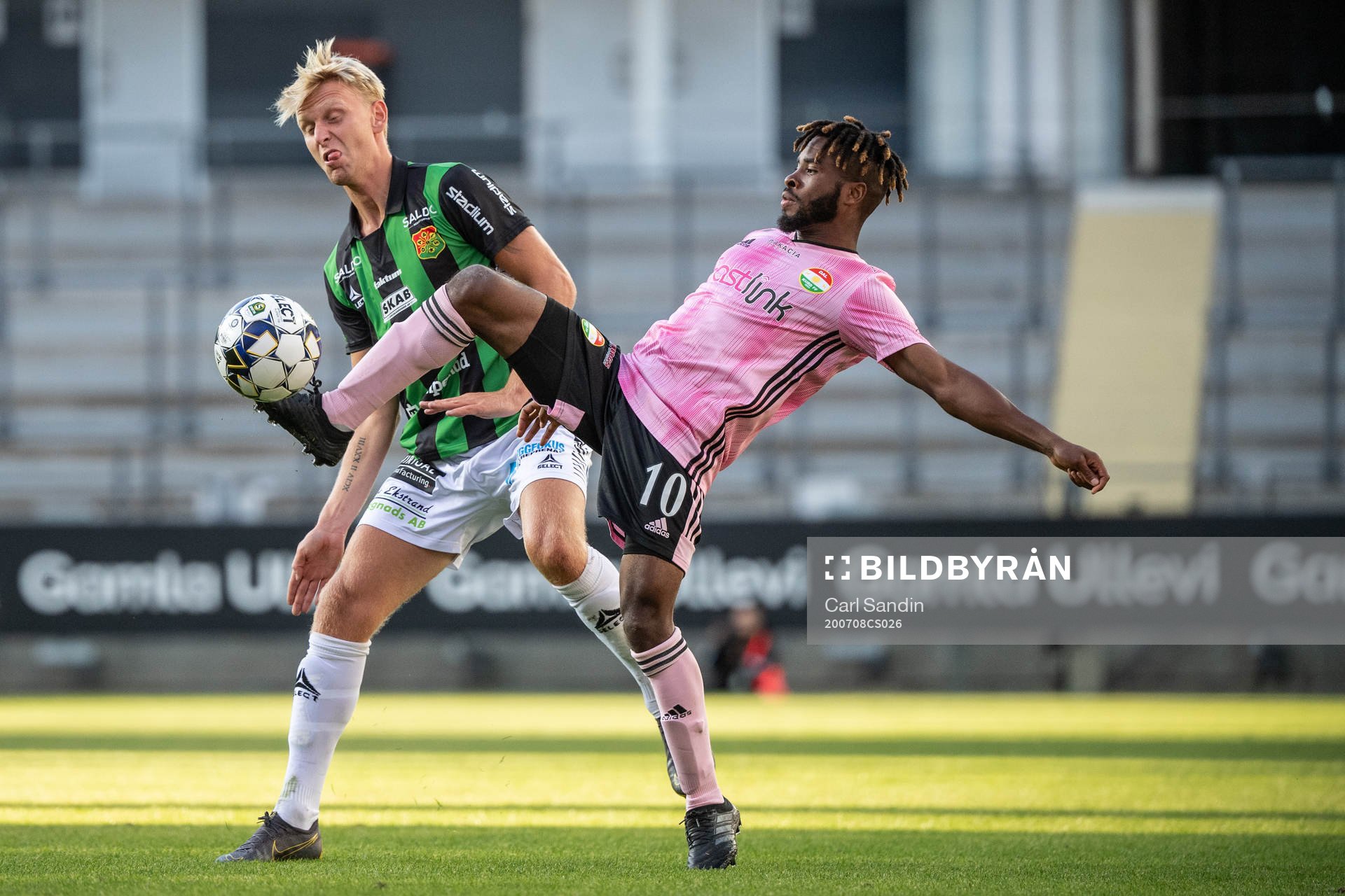 GAIS Joackim Åberg och Dalkurds John Junior Igbarumah