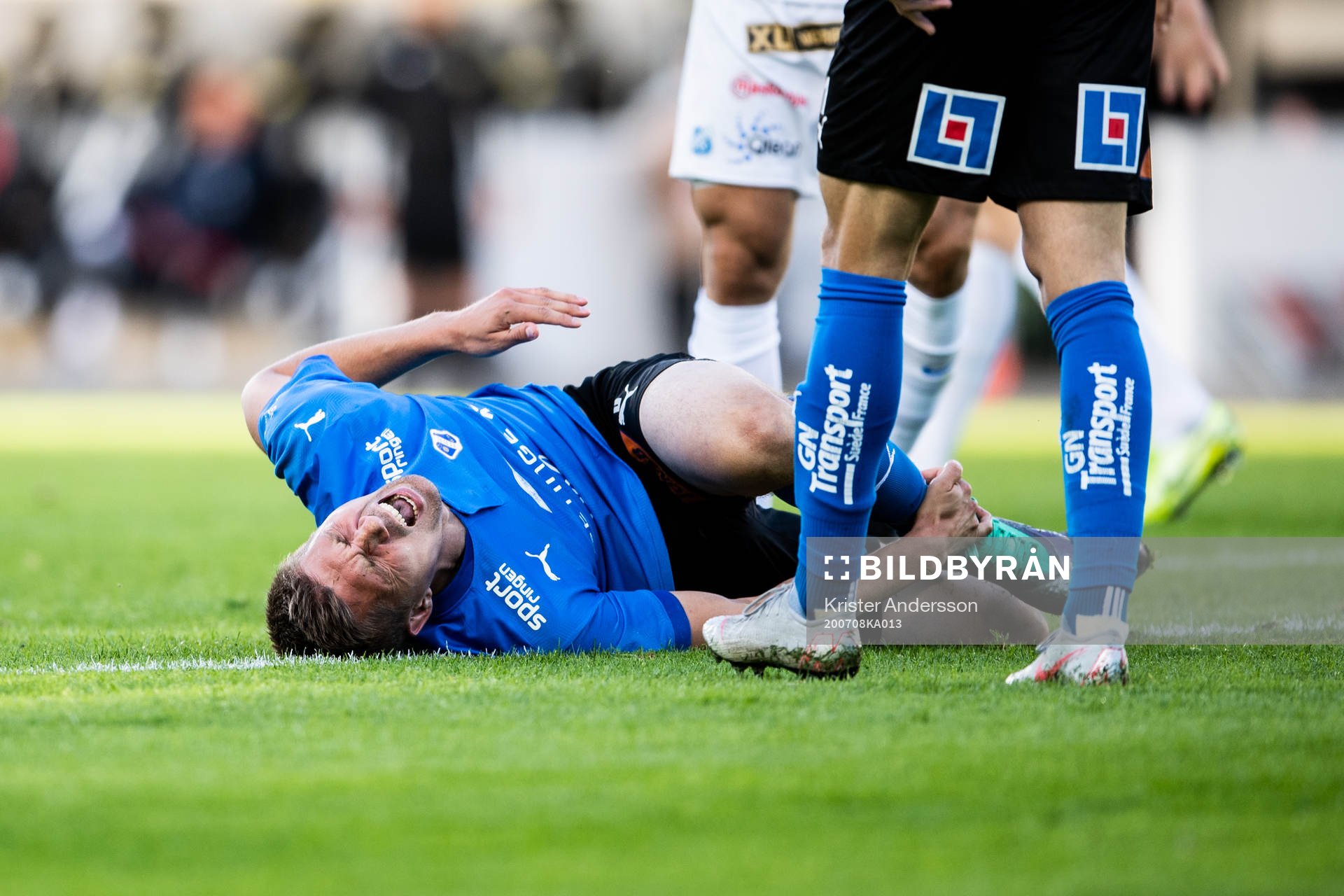 Halmstads Mikael Boman har ont