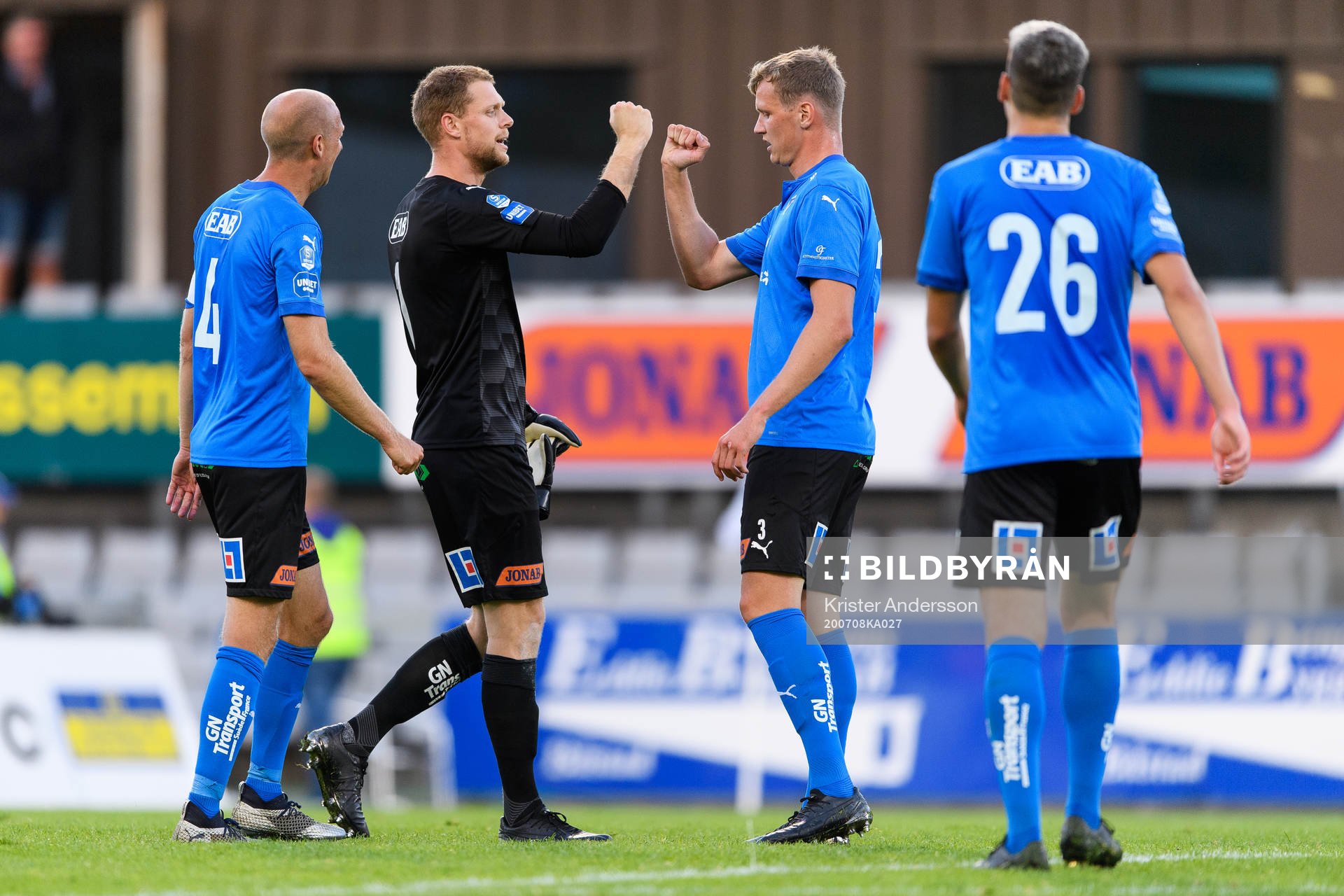 Halmstads målvakt Malkolm Nilsson Säfqvist och Alexander