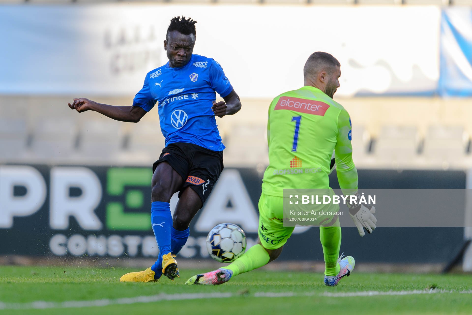 Halmstads Thomas Boakye gör 2-0