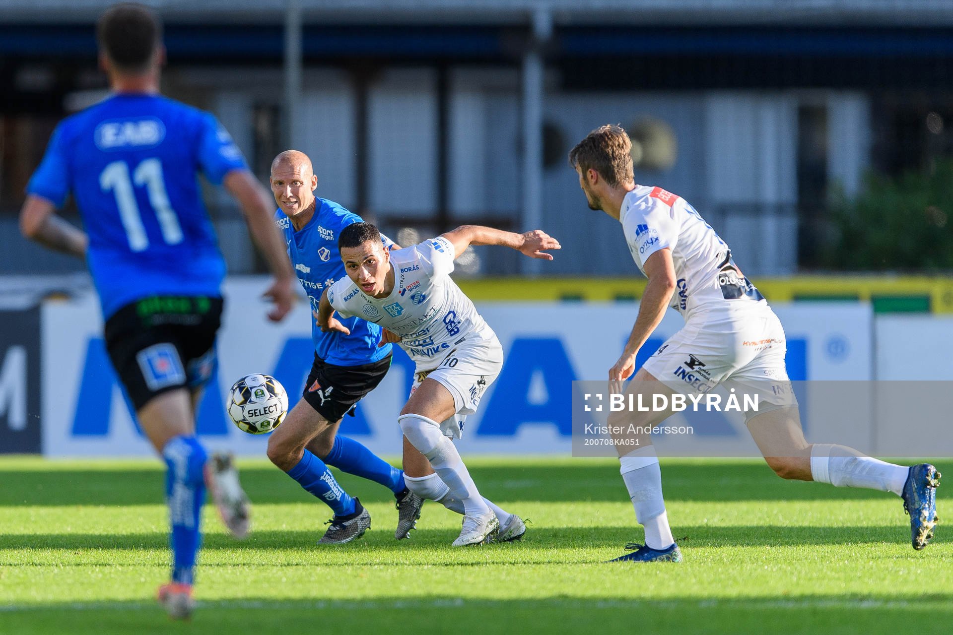 Halmstads Andreas Johansson och Norrbys Abdelrahman Saidi
