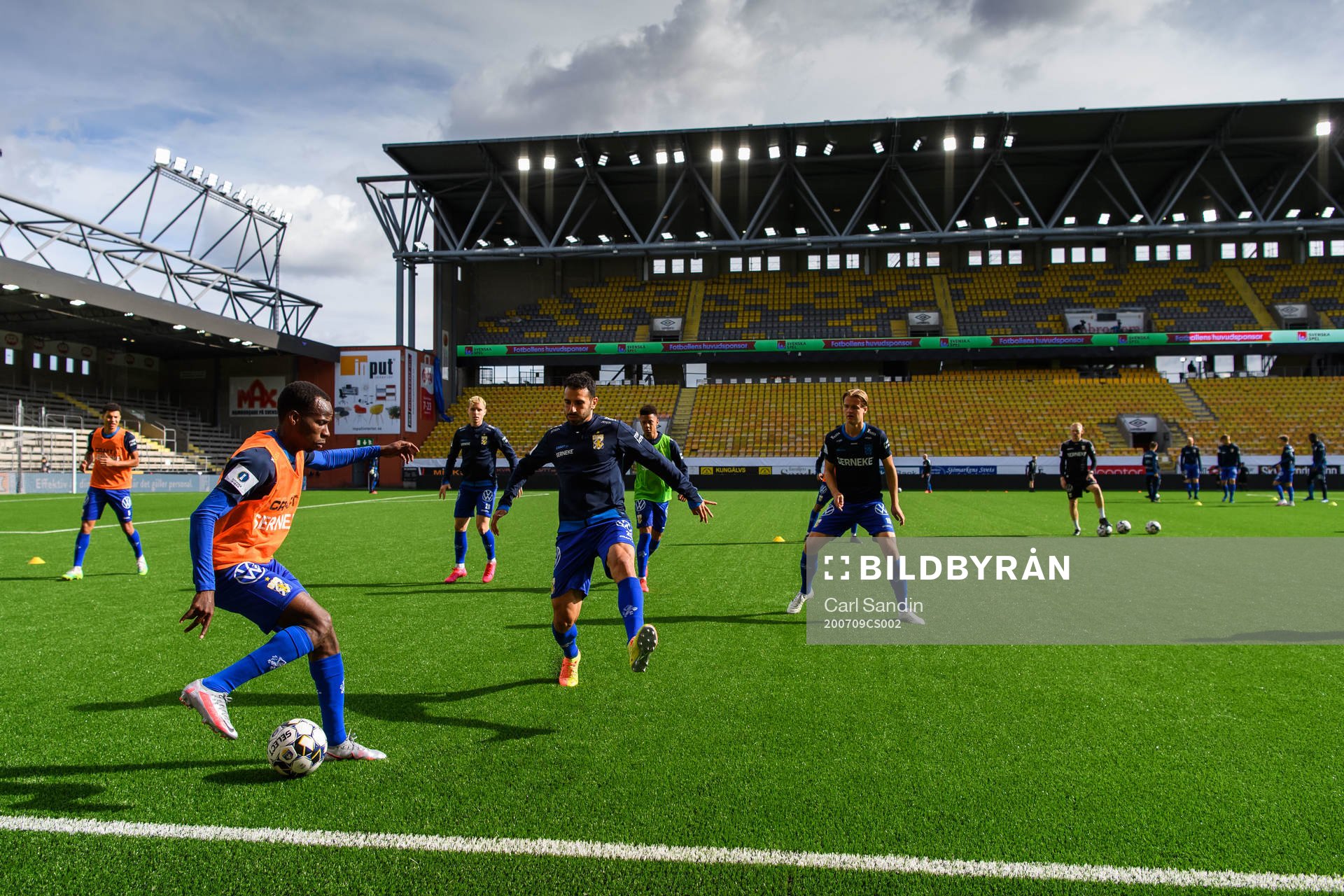 IFK Göteborgs Alhassan Yusuf Abdullahi och André Calisir