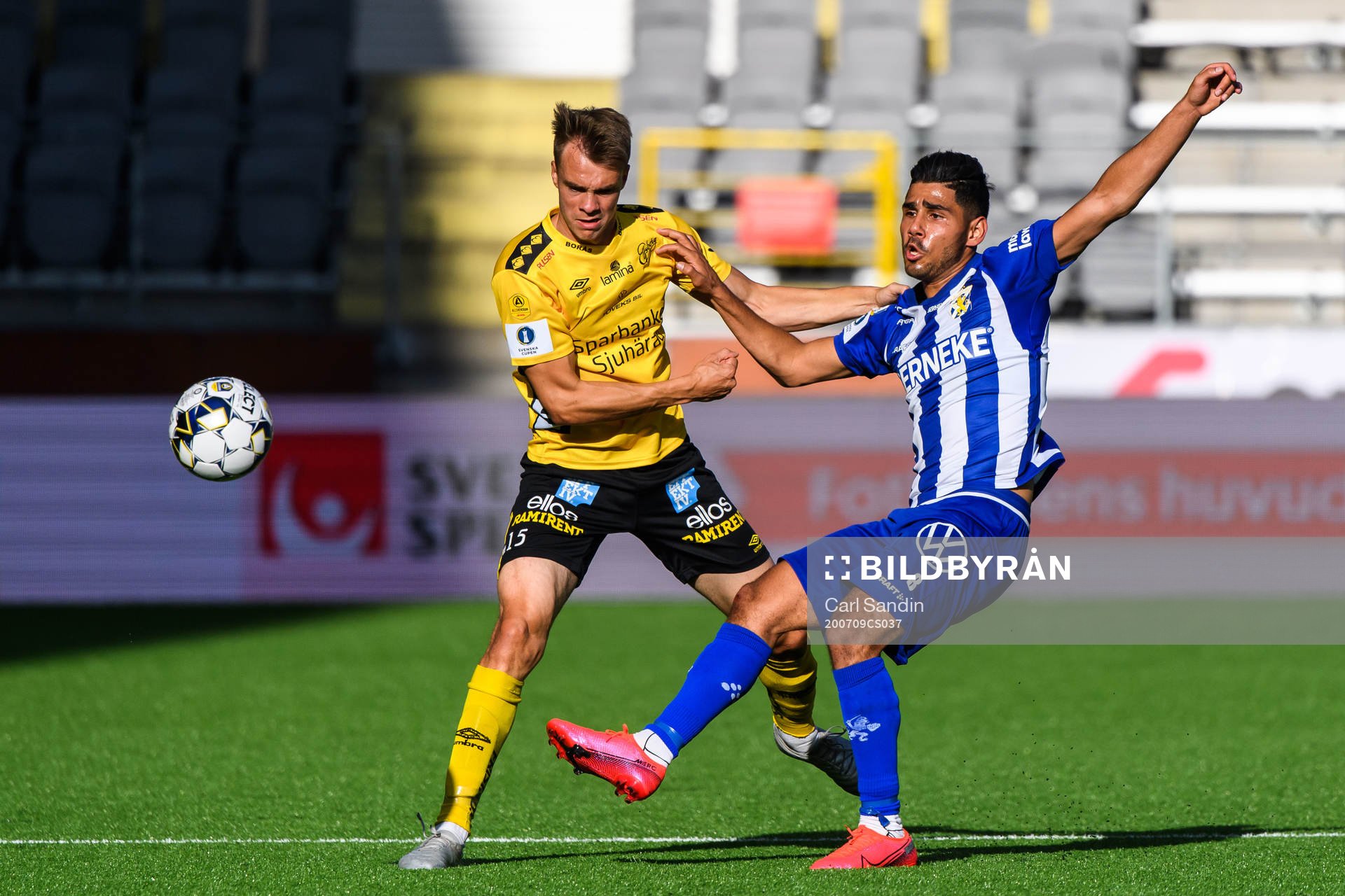 Elfsborgs Leo Väisänen och IFK Göteborgs Hosam Aiesh