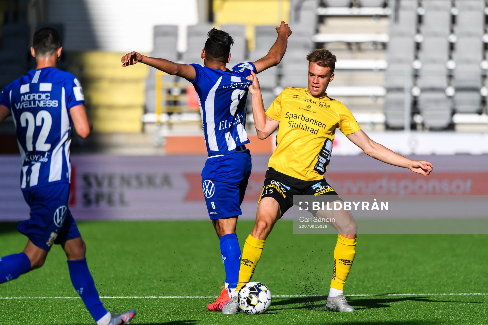 IFK Göteborgs Hosam Aiesh och Elfsborgs Leo Väisänen