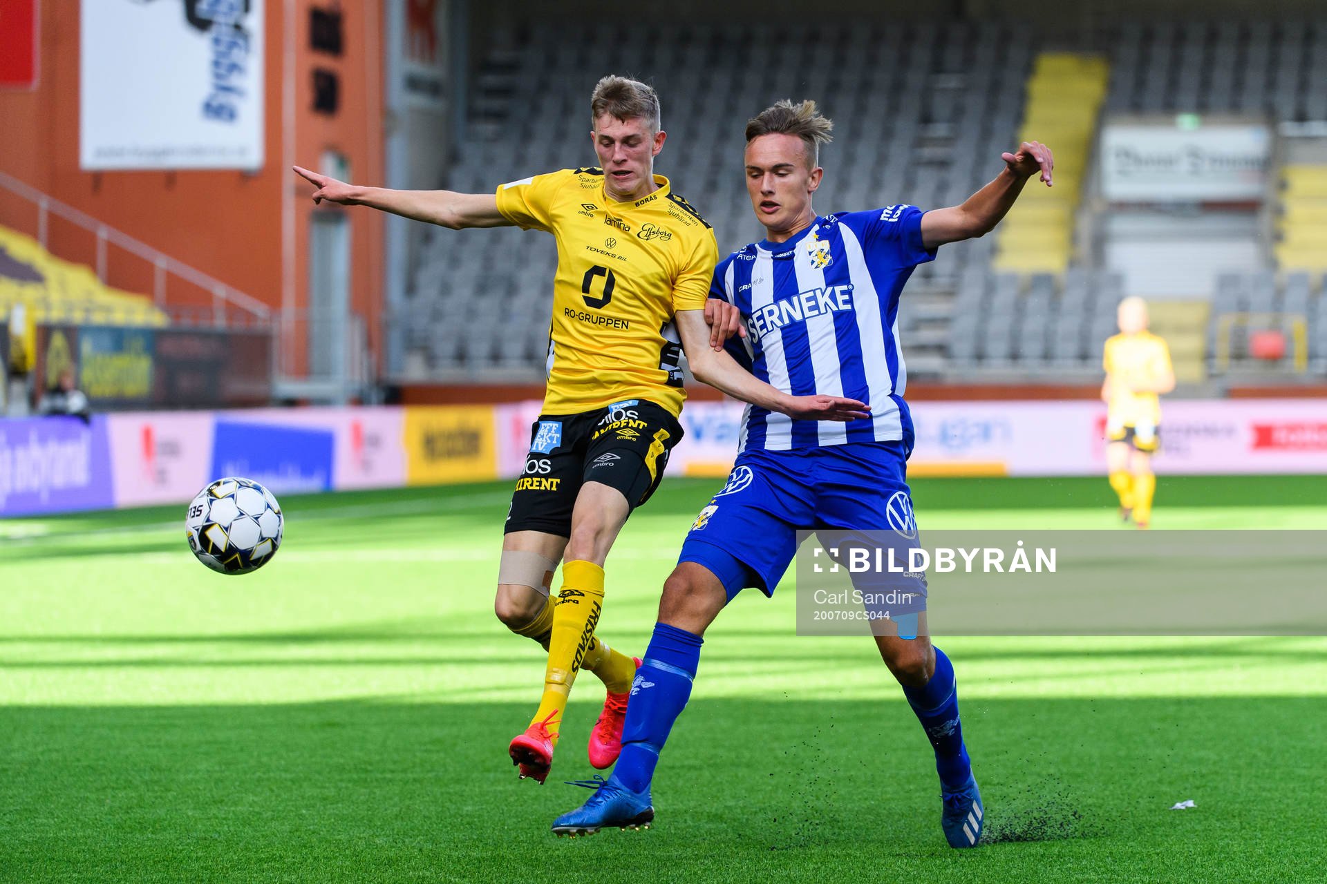 Elfsborgs Alexander Bernhardsson och IFK Göteborgs Jesper