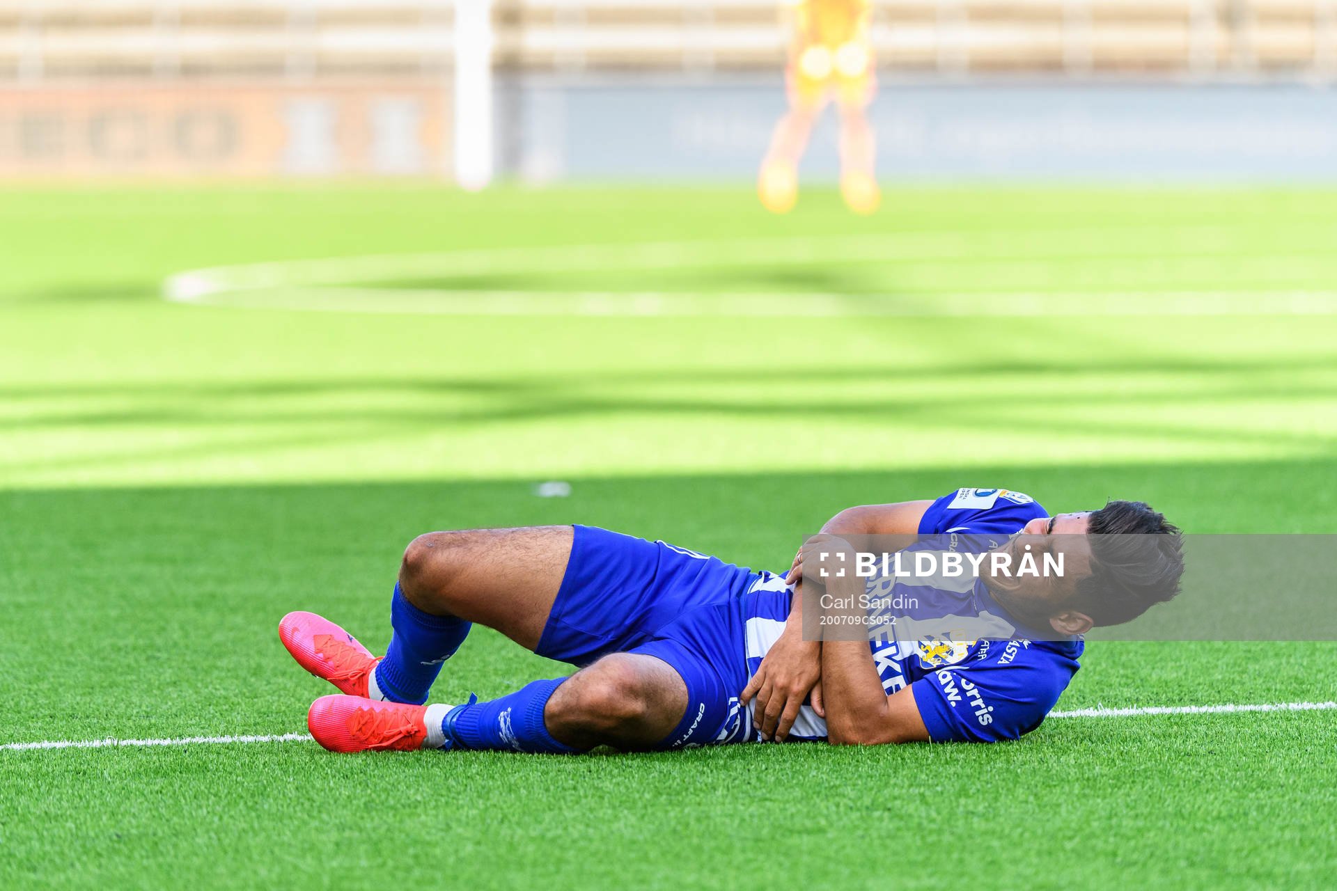 IFK Göteborgs Hosam Aiesh har ont
