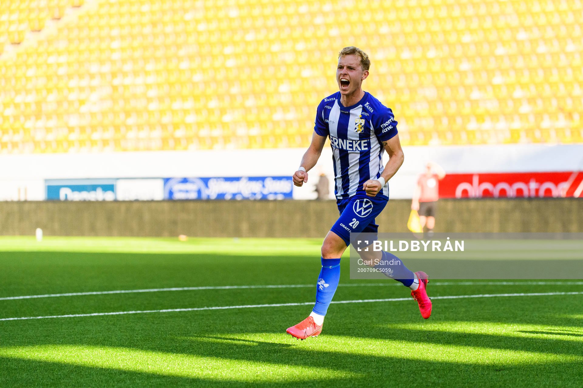IFK Göteborgs Victor Wernersson jublar