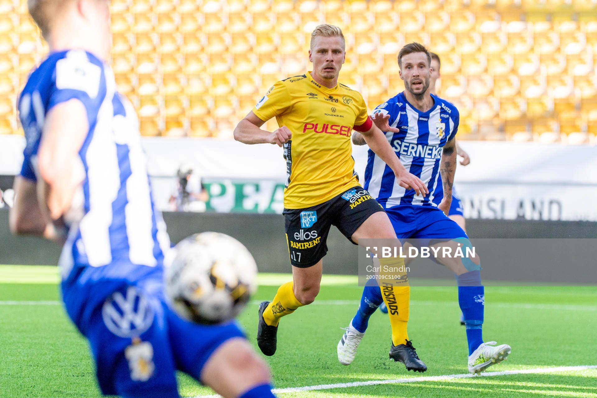 Elfsborgs Per Frick och IFK Göteborgs Mattias Bjärsmyr