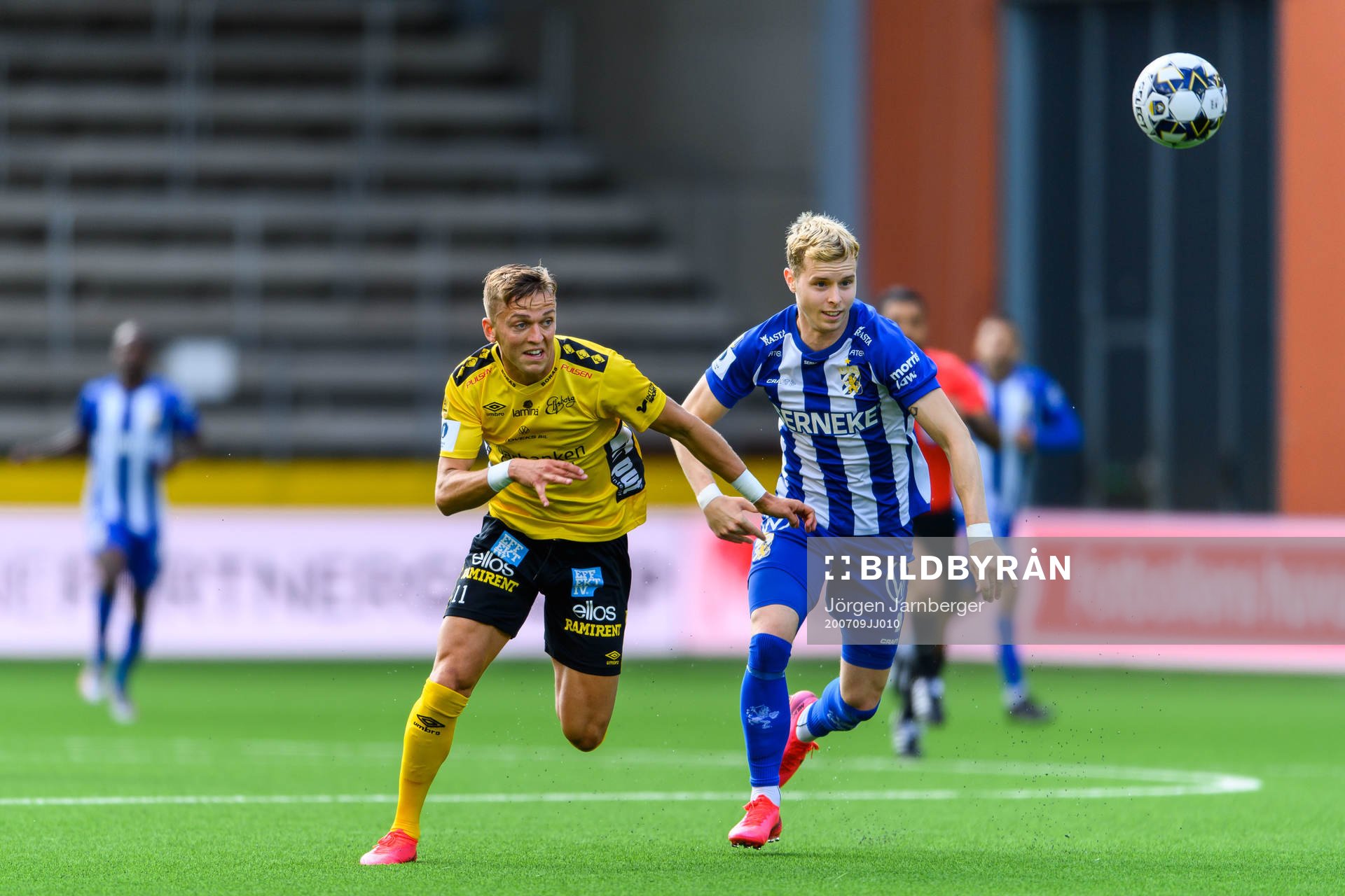 Elfsborgs Jesper Karlsson och IFK Göteborgs André Calisir