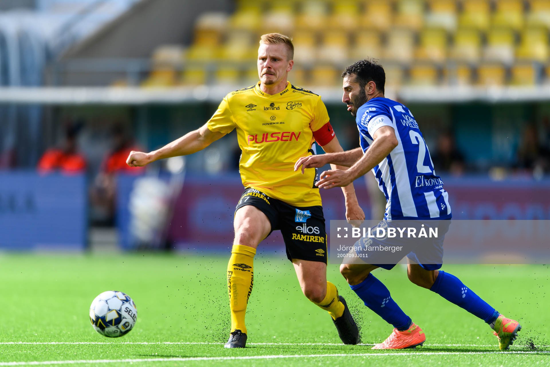 Elfsborgs Per Frick och IFK Göteborgs André Calisir