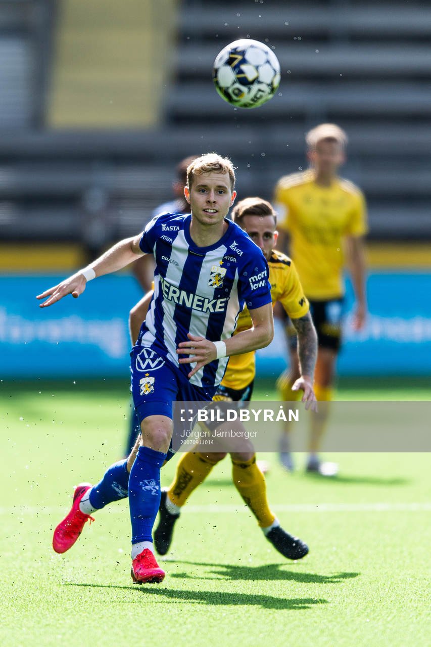 IFK Göteborgs Victor Wernersson och Elfsborgs Rasmus Alm