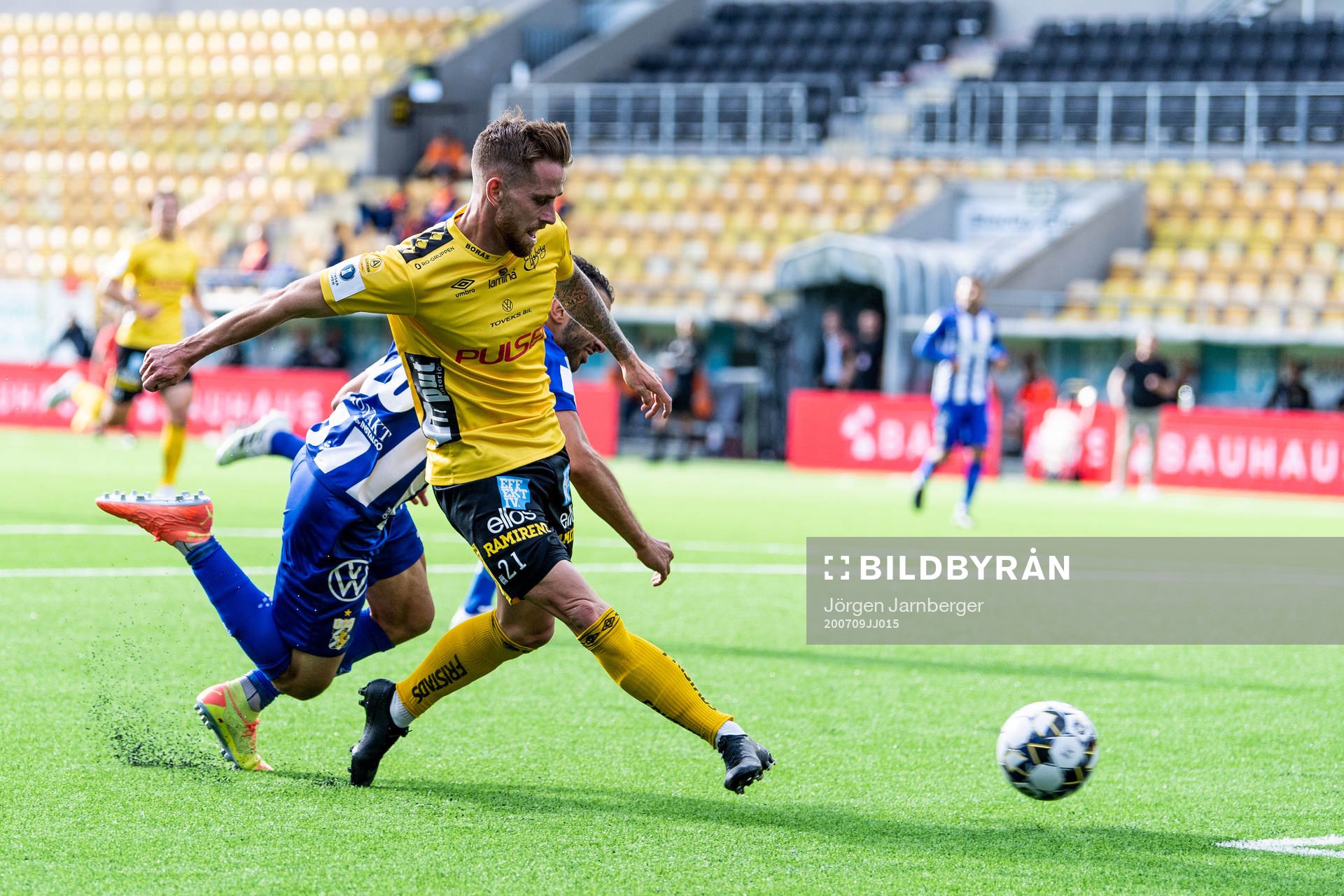 Elfsborgs Rasmus Alm och IFK Göteborgs André Calisir