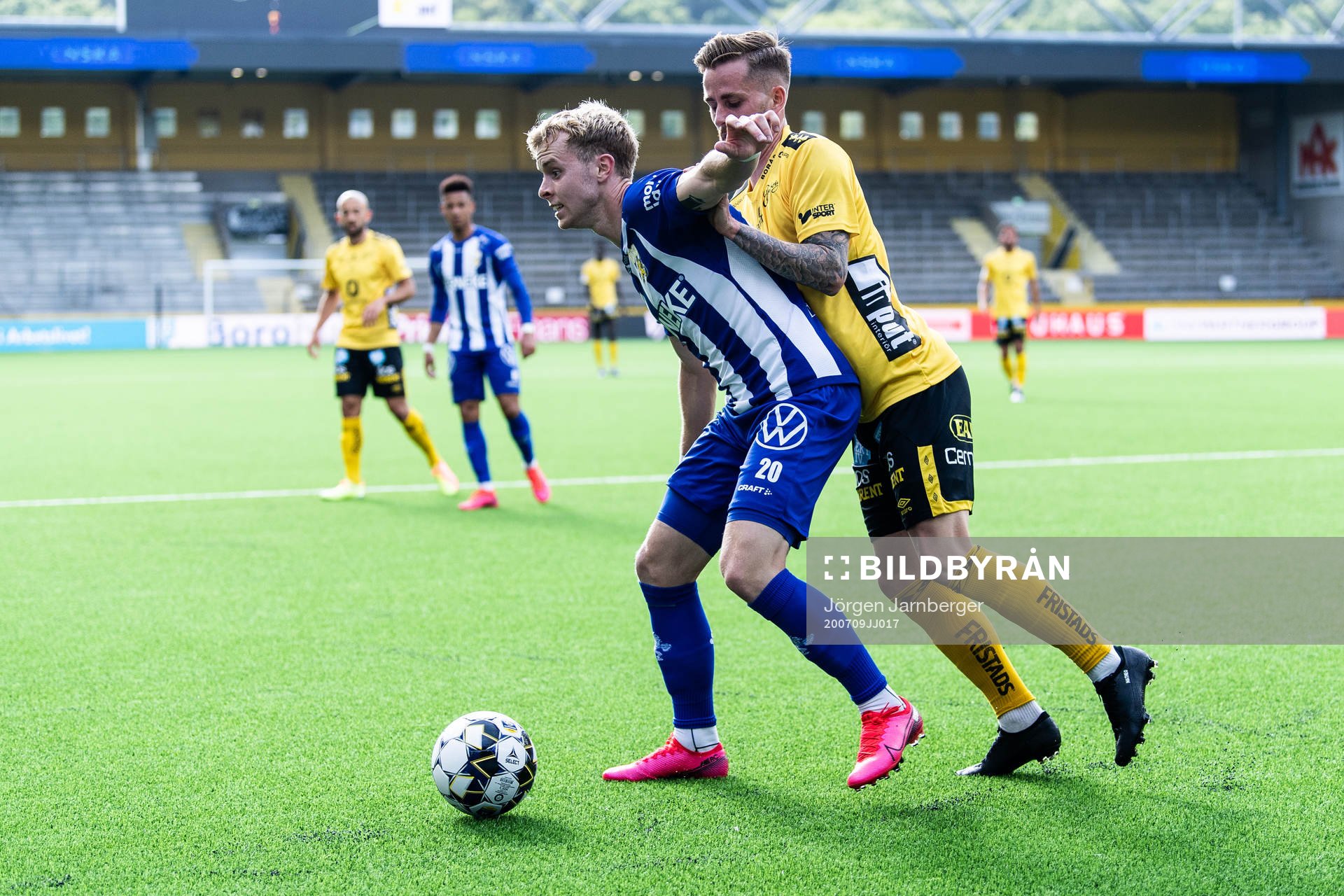 IFK Göteborgs Victor Wernersson och Elfsborgs Rasmus Alm
