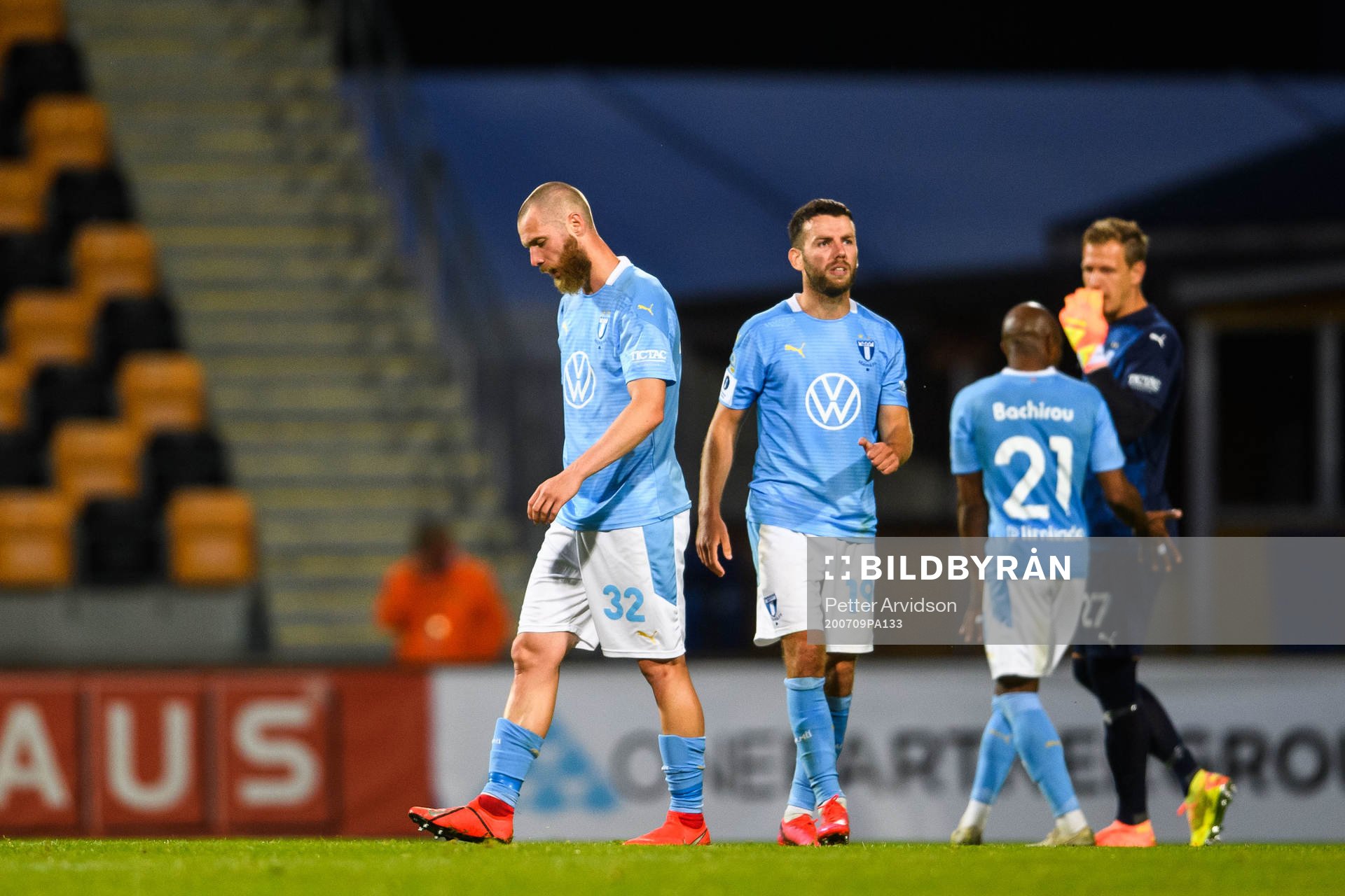 Malmö FFs Jo Inge Berget och Erdal Rakip deppar