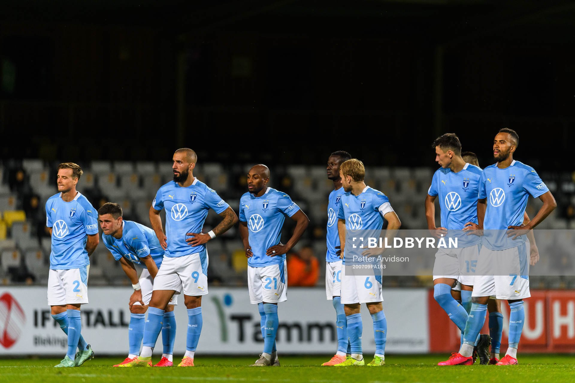 Malmö FFs spelare deppar