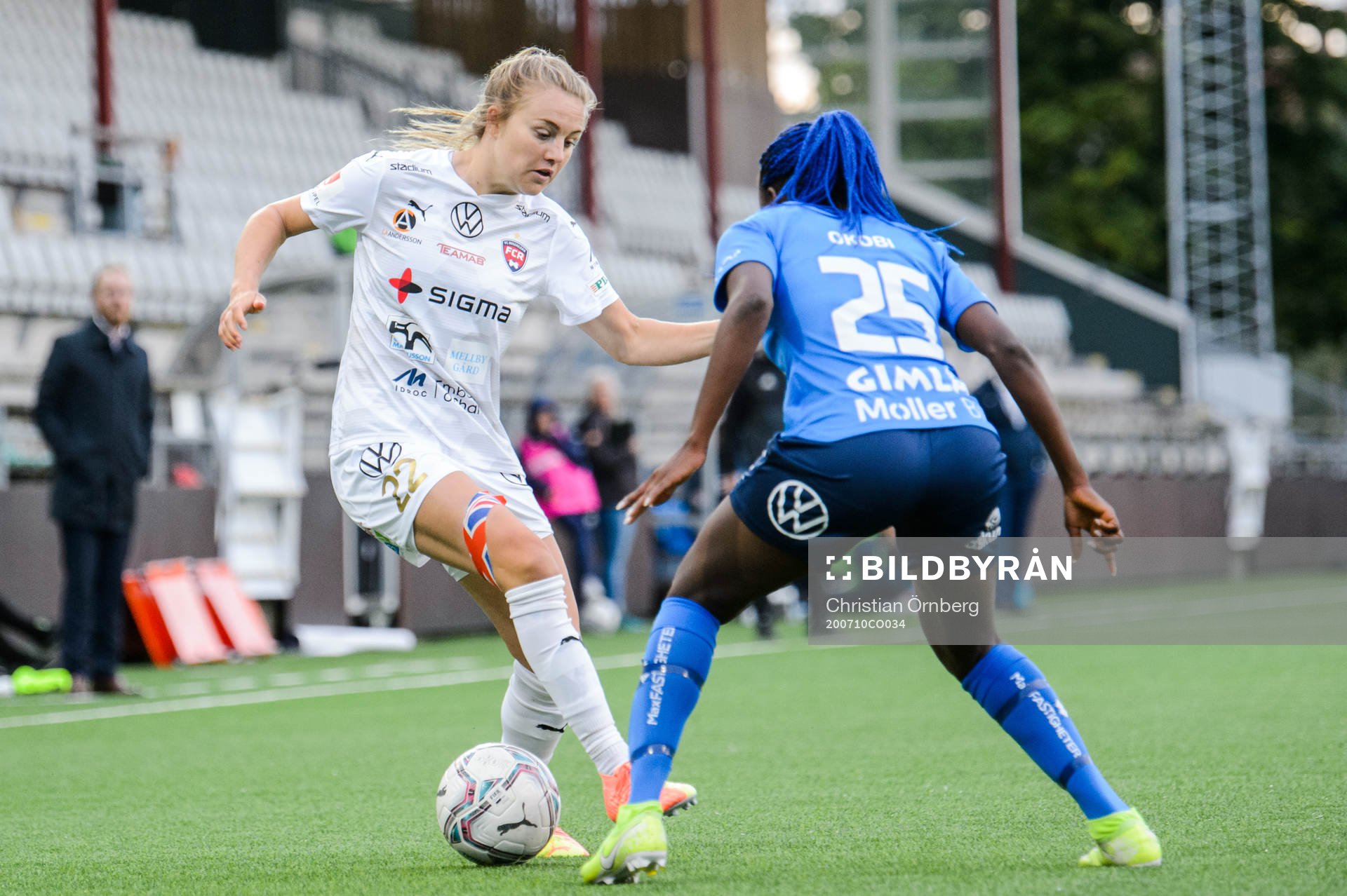 Rosengårds Fiona Brown och Eskilstunas Sonia Okobi