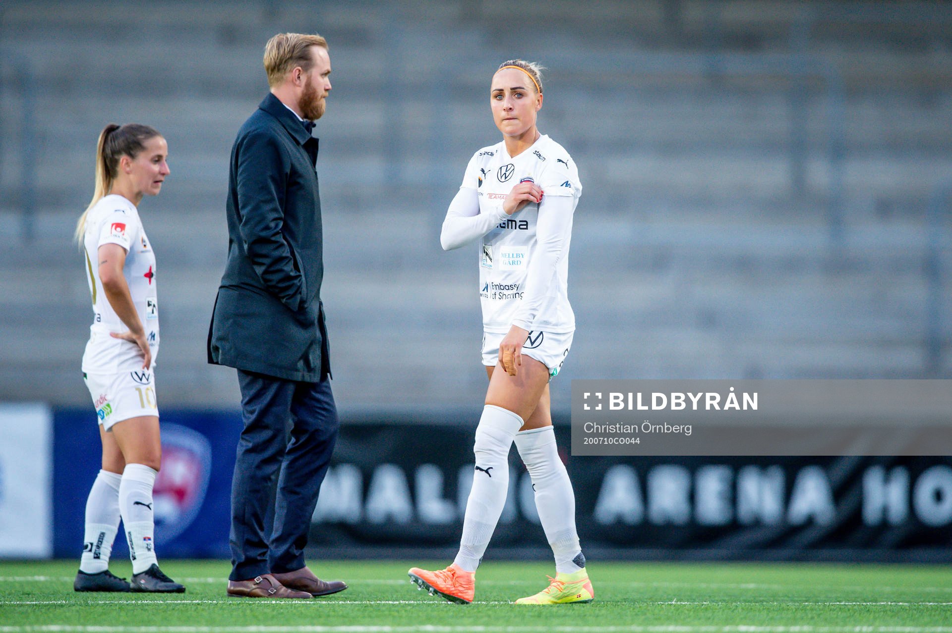 Rosengårds Jelena Cankovic, tränare Jonas Eidevall och