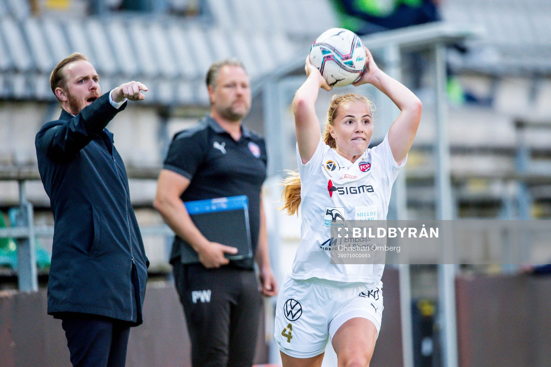 Rosengårds tränare Jonas Eidevall och Glodis Perla
