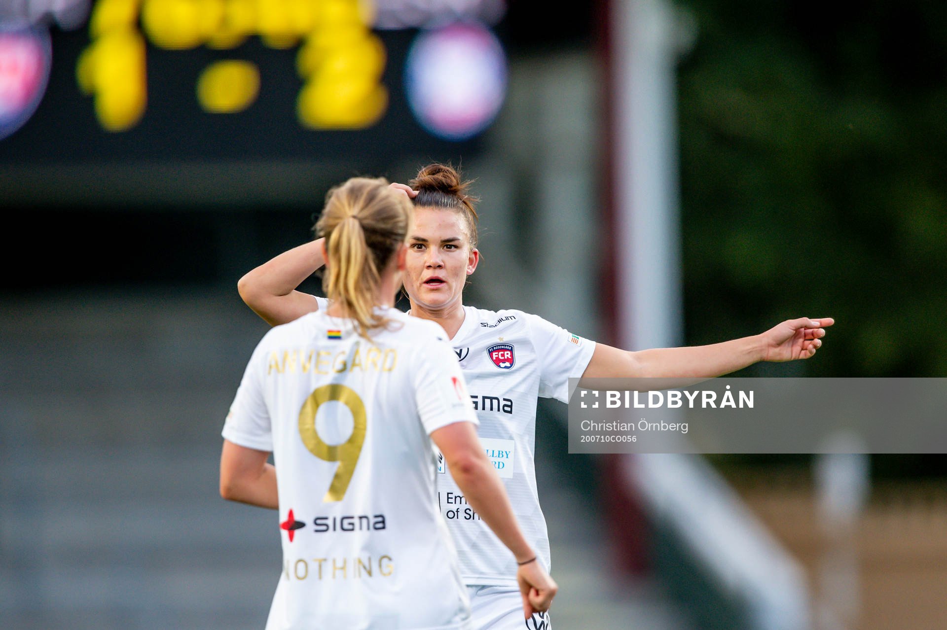 Rosengårds Anna Anvegård och Katrine Veje