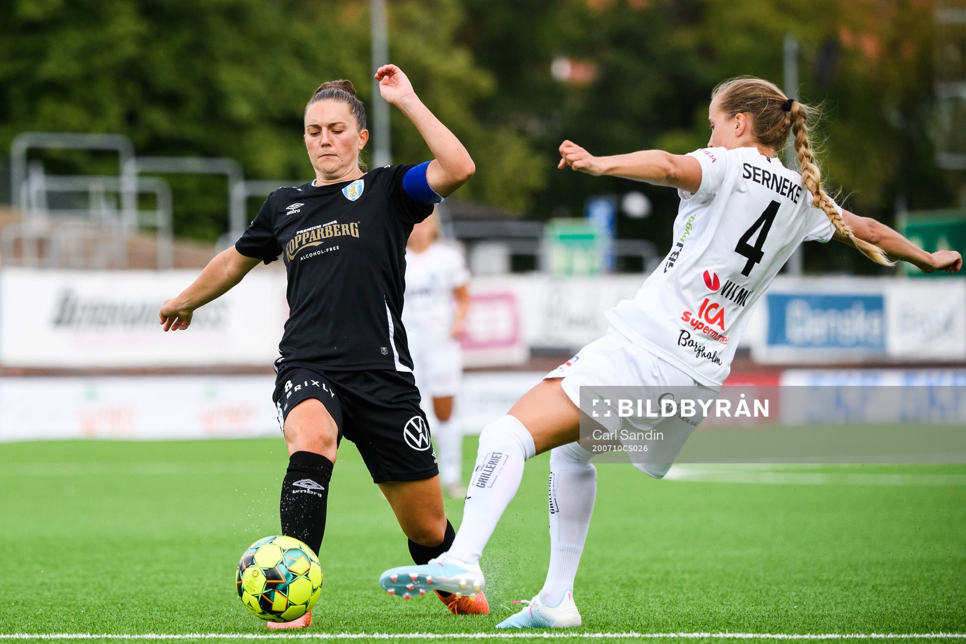 Göteborgs Vilde Böe Risa och Växjös Ria Öling