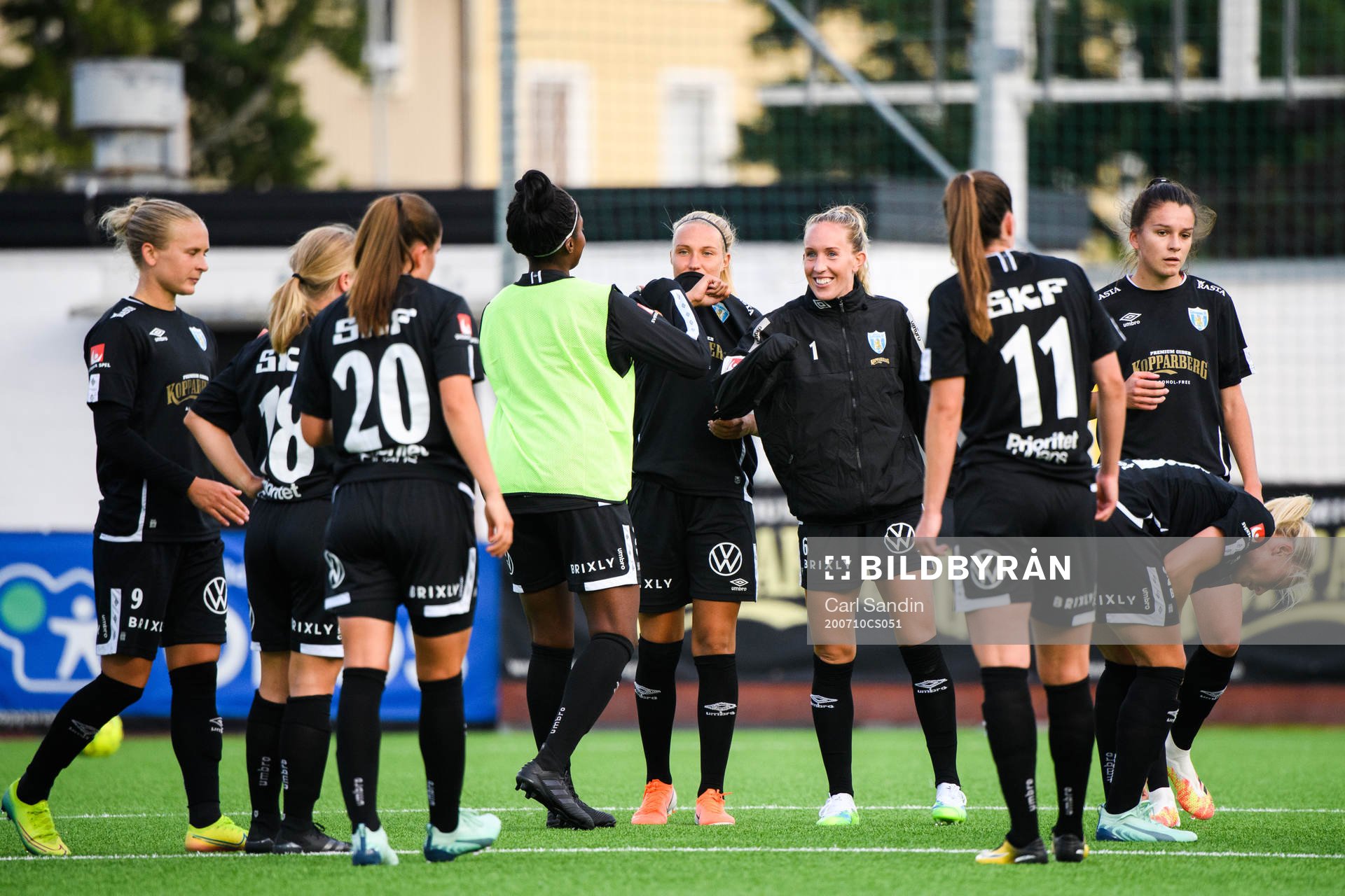 Göteborgs spelare jublar