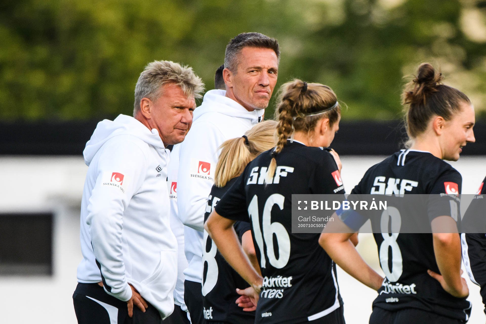 Göteborgs assisterande tränare Jörgen Ericsson och