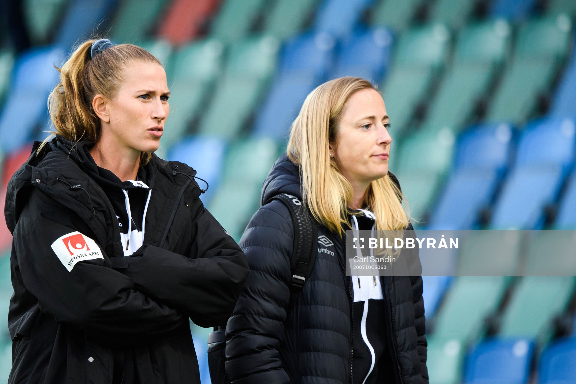 Göteborgs Emma Berglund och målvakt Loes