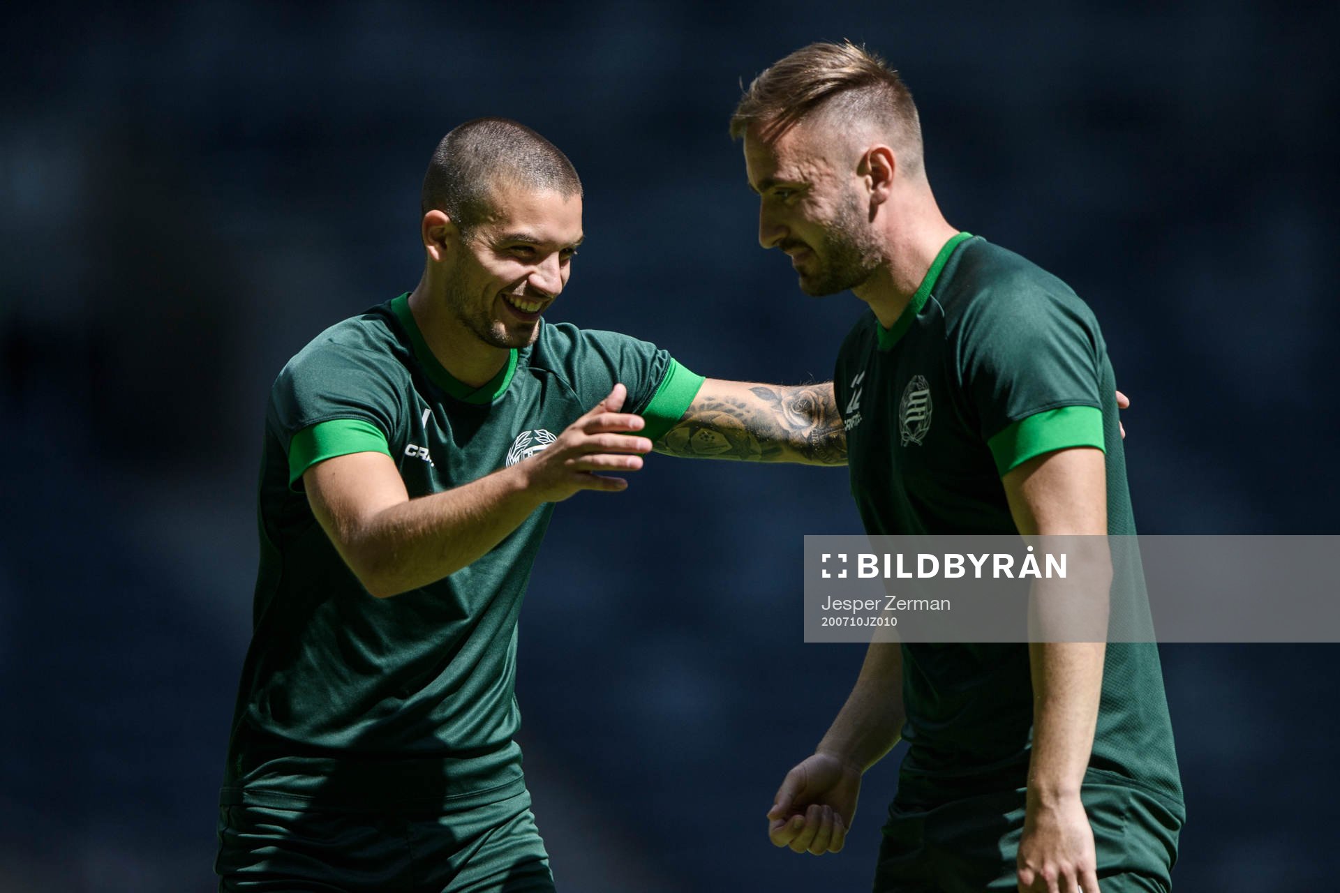 Hammarbys Vladimir Rodic och Muamer Tankovic